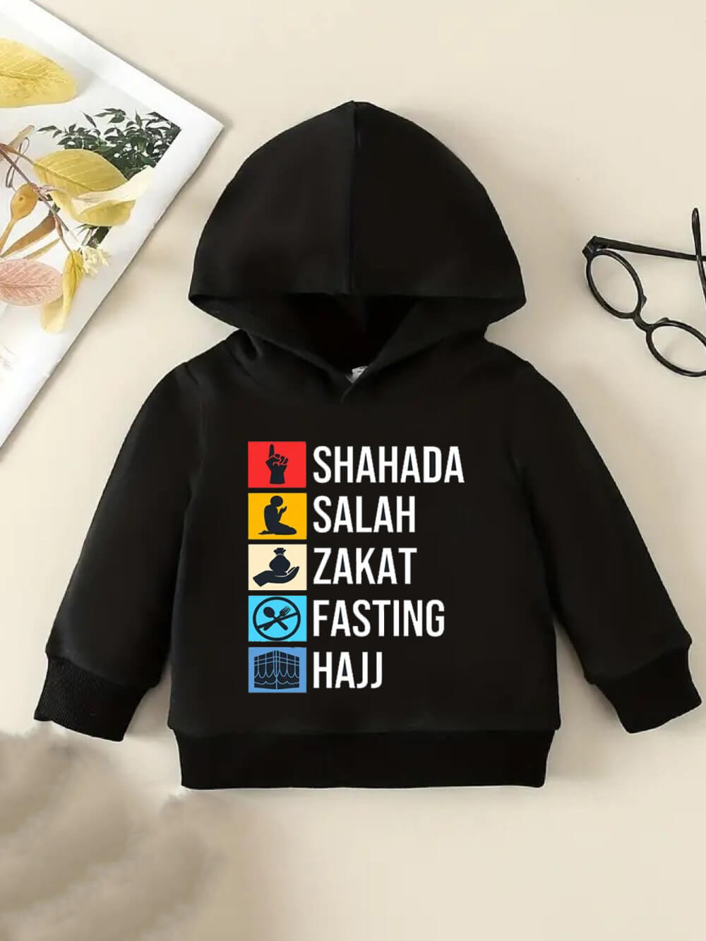 5 Important Things In Islam Printed Boy And Girl Kids Cotton Casual Hoodie Legacy Boutiques Bangladesh Legacy Boutiques Legacy Boutiques