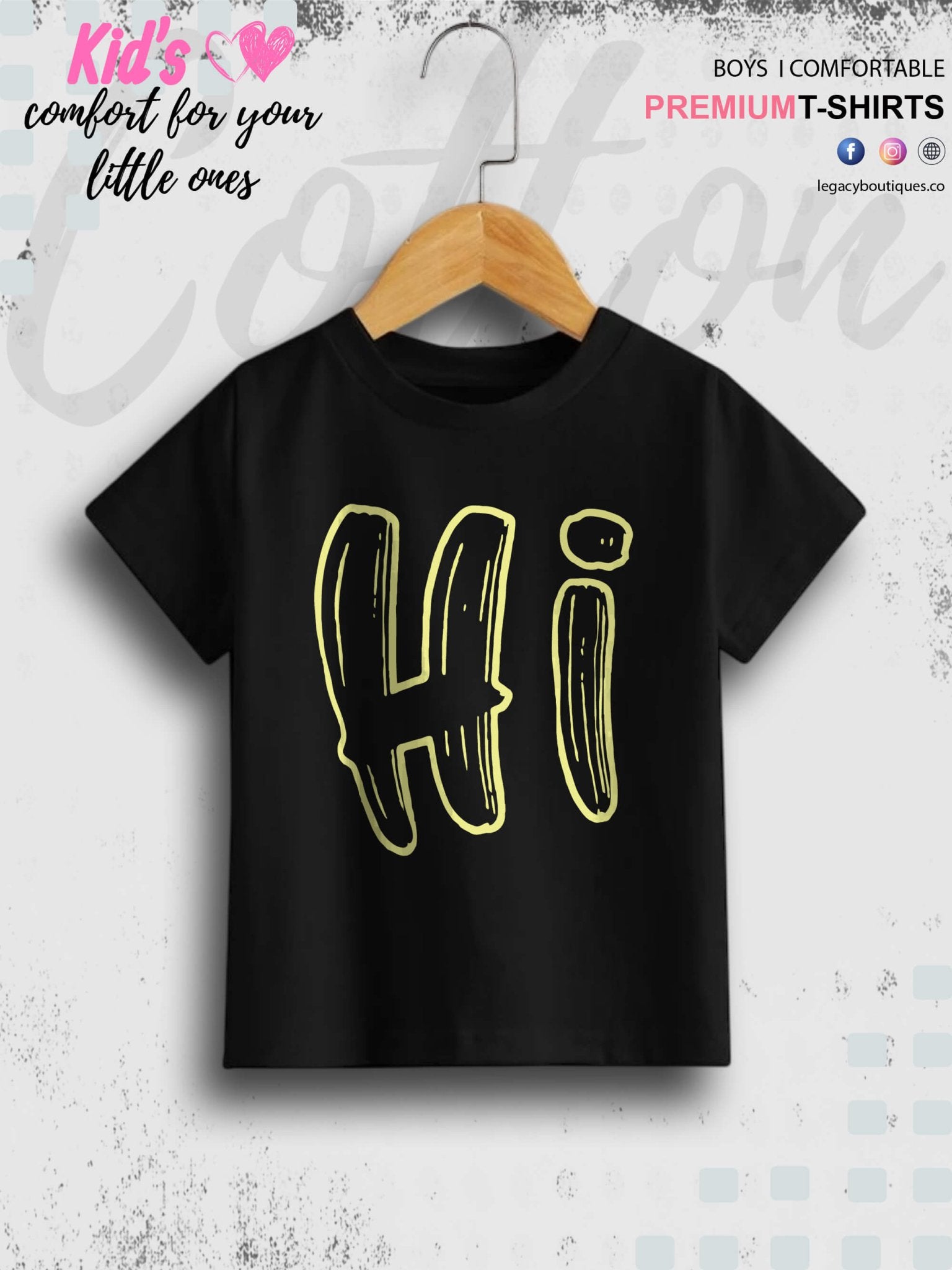 6 Month To 6 Year Kids Hi Print 1 To 11 Year Kids Boys Summer Time T-Shirt In Lowest Price Only In Dhaka Legacy Boutiques Legacy Boutiques