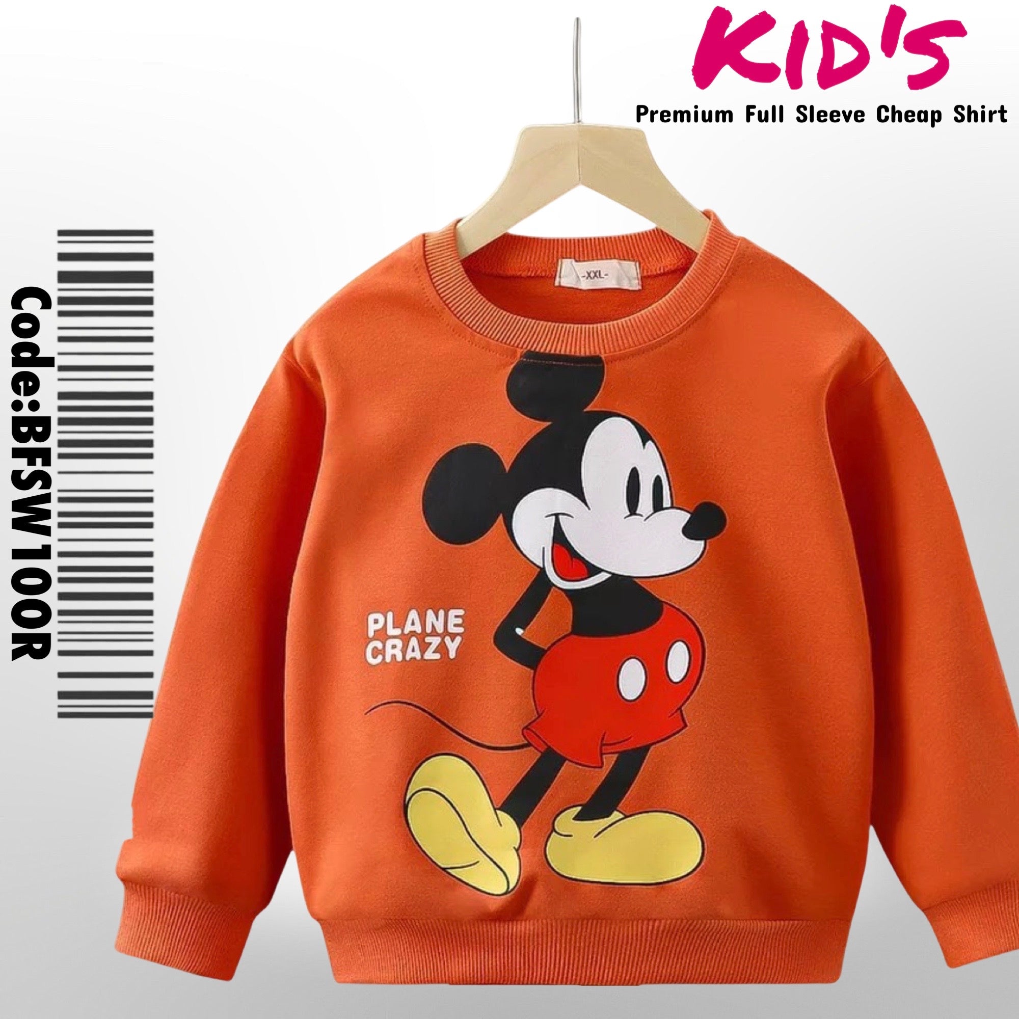 6M To 1 2 3 4 5 6 Years Old Comfortable Minnie Printed Sweatshirt For Girls Boys , Children Sweatshirt Autumn Winter Clothes Legacy Boutiques Legacy Boutiques