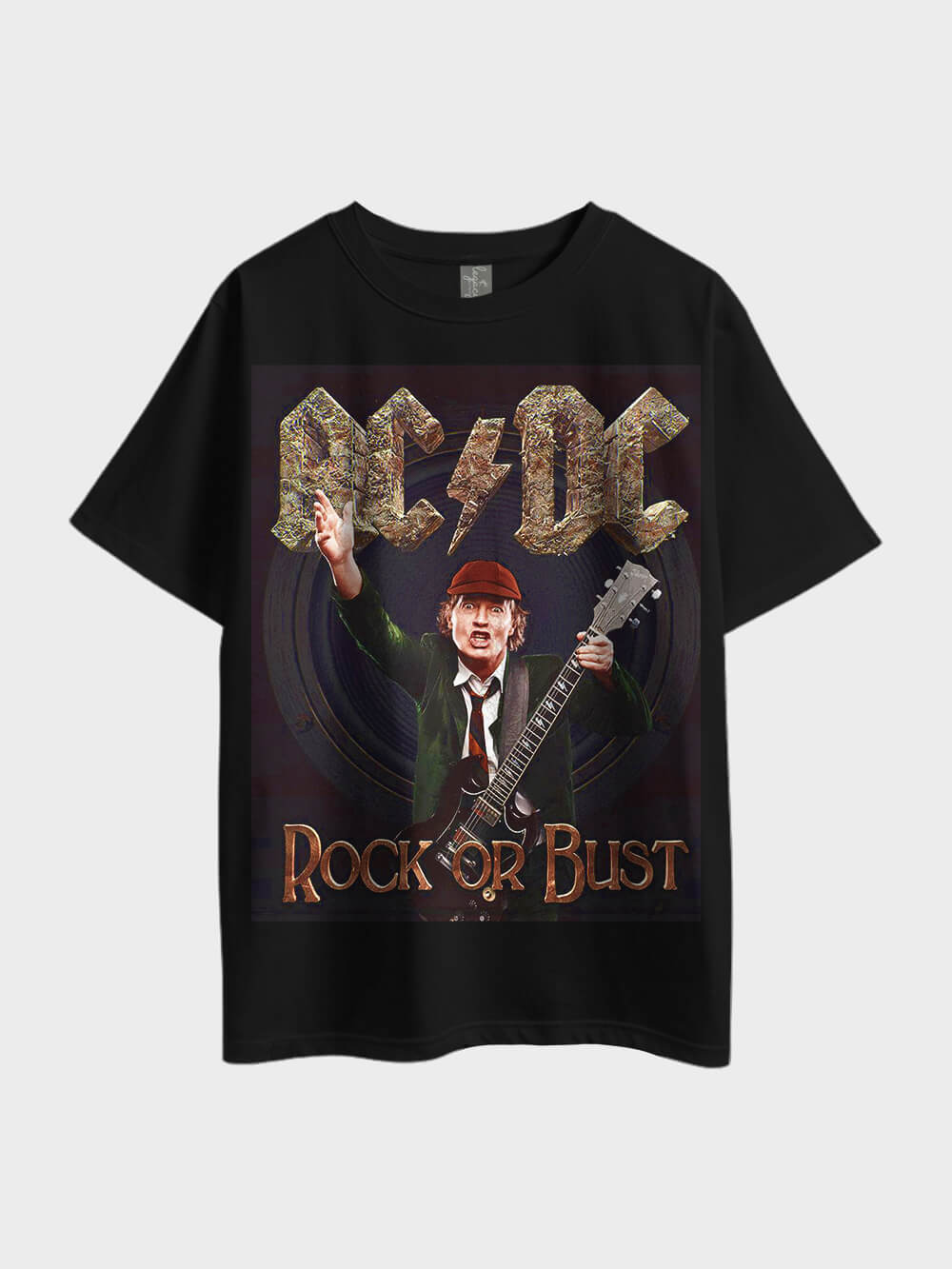 AC DC Metal Rock Band Oversized Mens Tee In Lowest Price Only In Dhaka Legacy Boutiques Legacy Boutiques