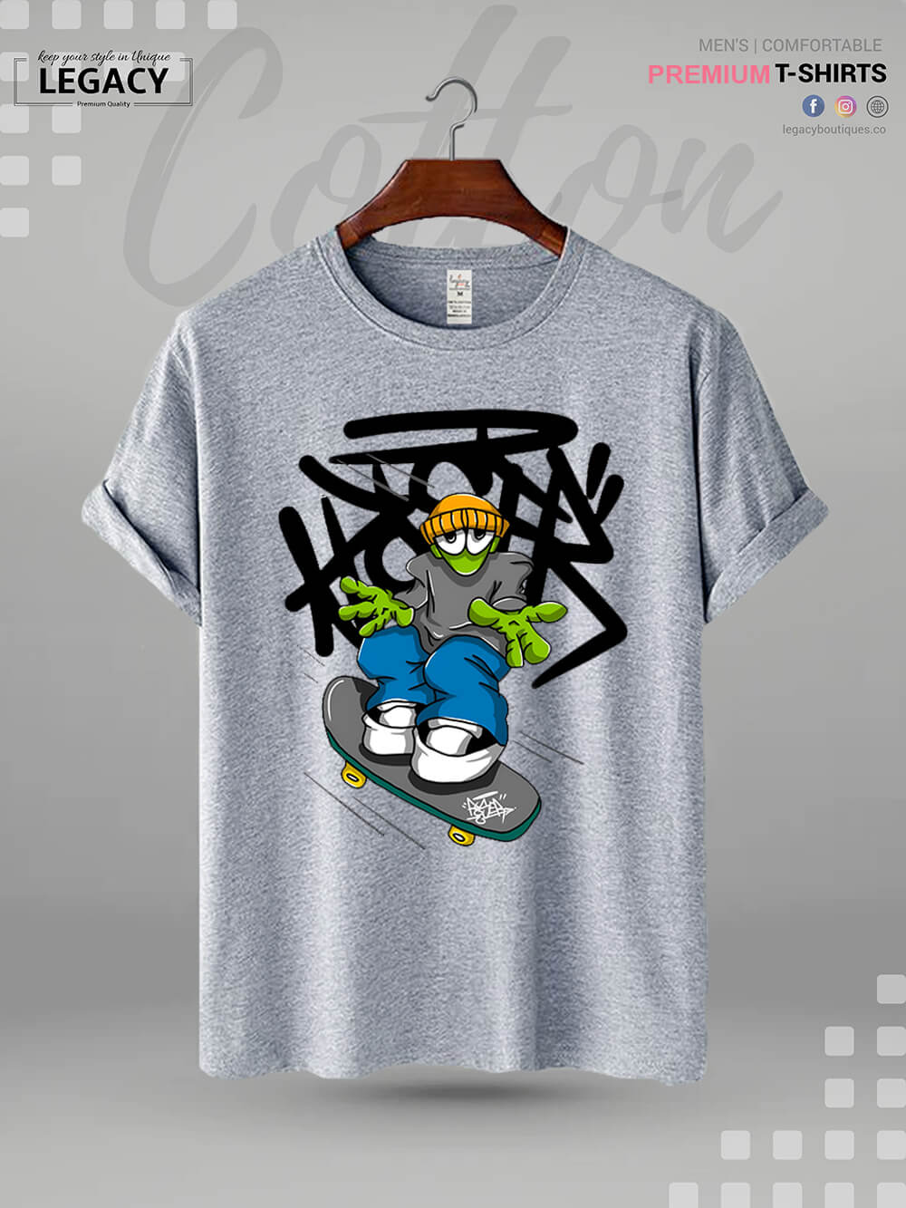 Alien Graphic Printed Men&