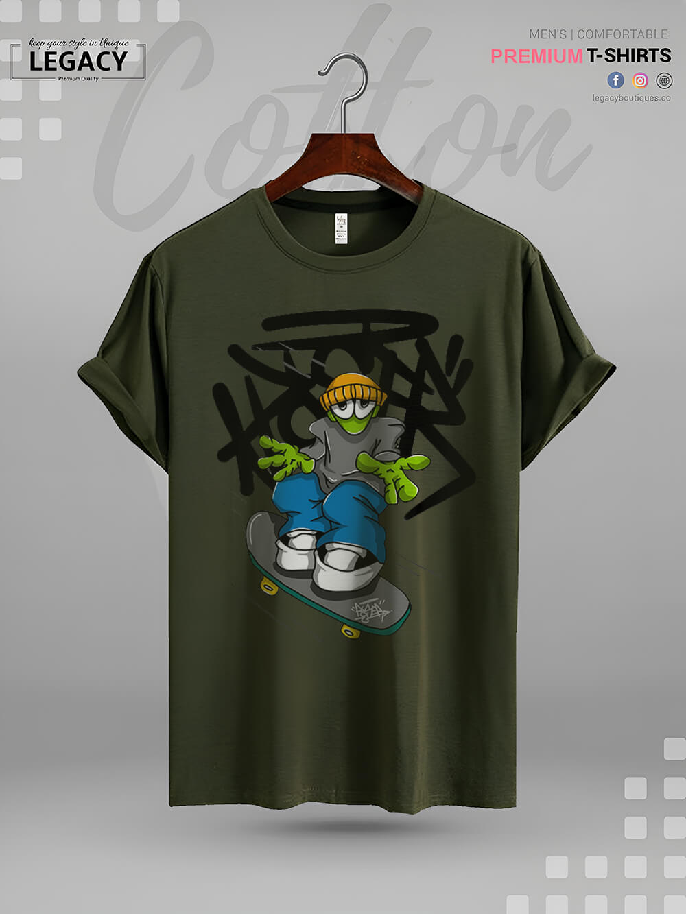 Alien Graphic Printed Men&