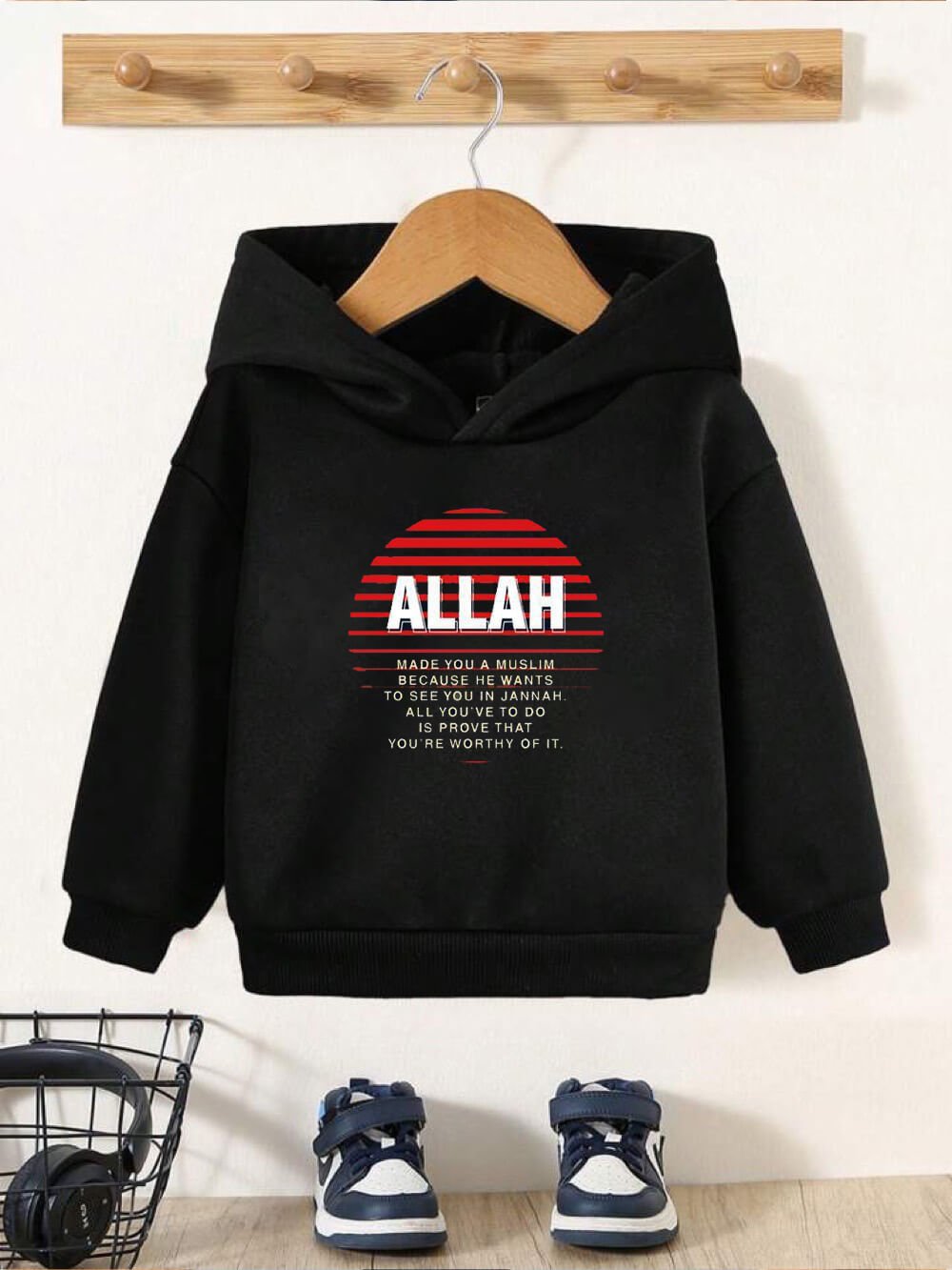 Allah Printed Kids Boy Girl Cotton Islamic Hoodie Legacy Boutiques Bangladesh Legacy Boutiques Legacy Boutiques