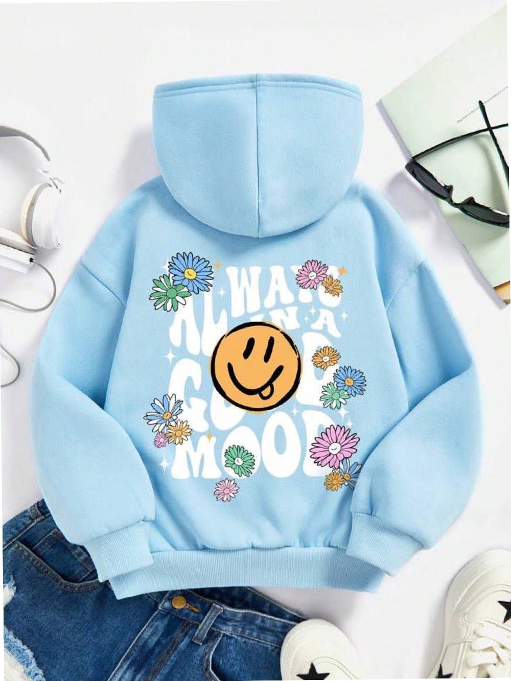 Always In A Good Mood Casual Kids Girls And Boys Hoodie Legacy Boutiques Dhaka Legacy Boutiques Legacy Boutiques