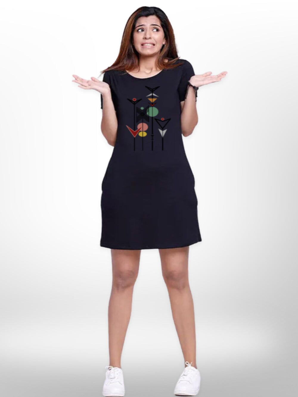 Amazing Printed Long T-shirt For Women&