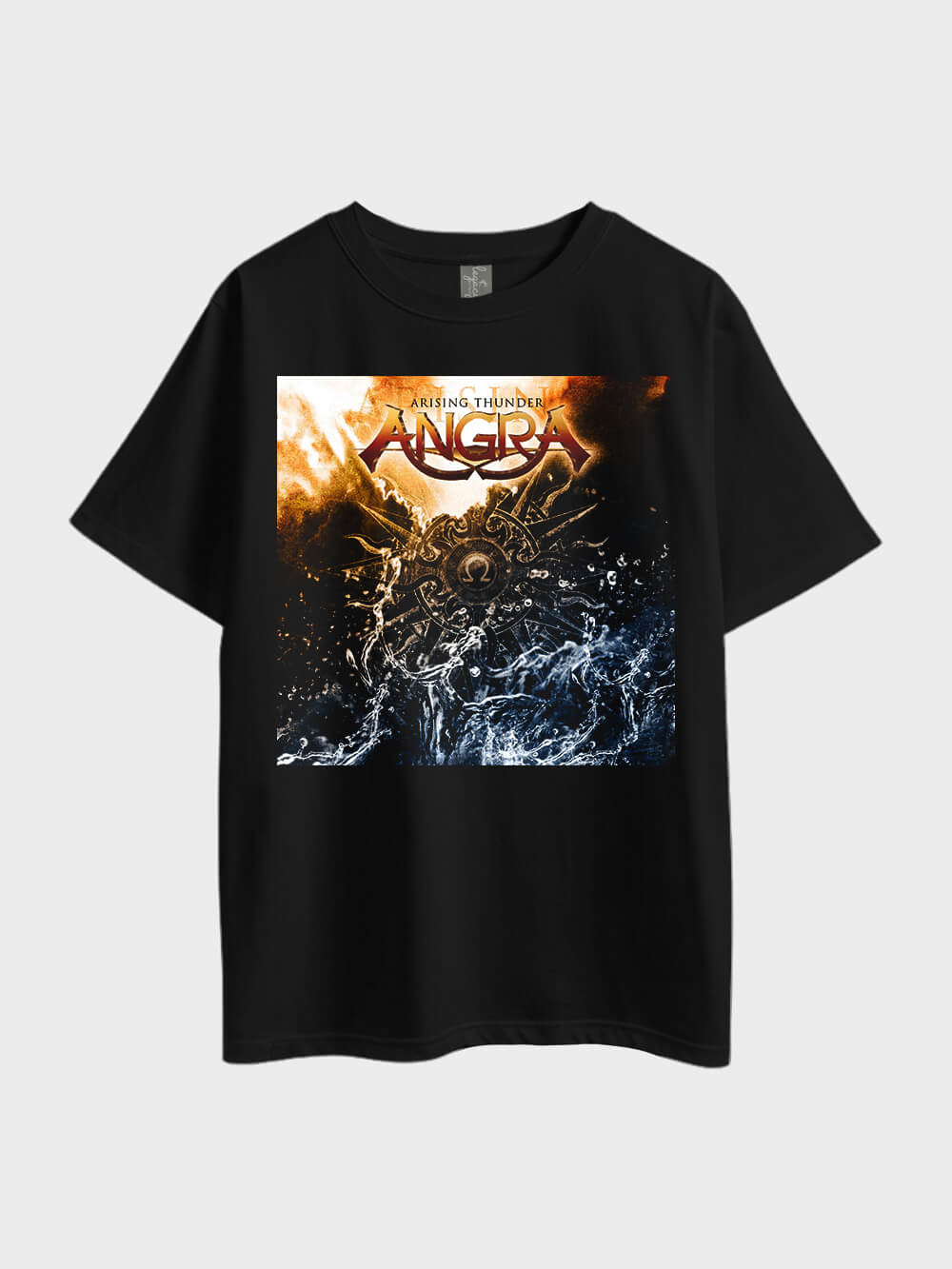 Angra Arising Thunder Printed Oversized Heavy Metal Mens Cheapest Tee At Legacy Boutiques BD Legacy Boutiques Legacy Boutiques