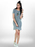 Artificial Fashionable Cotton Long T-shirt For Women&