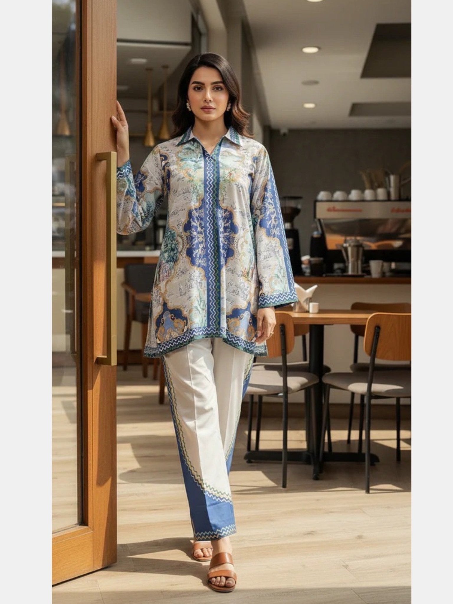 Azure Bloom Co - ord Set Legacy Boutiques Legacy Boutiques