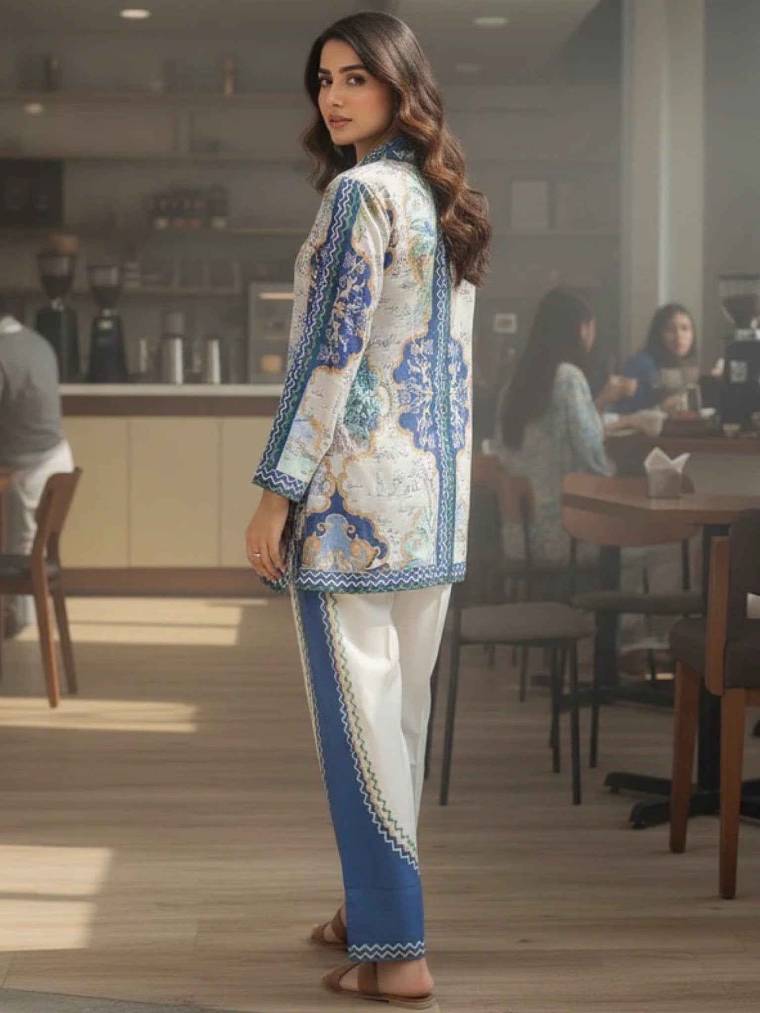 Azure Bloom Co - ord Set Legacy Boutiques Legacy Boutiques