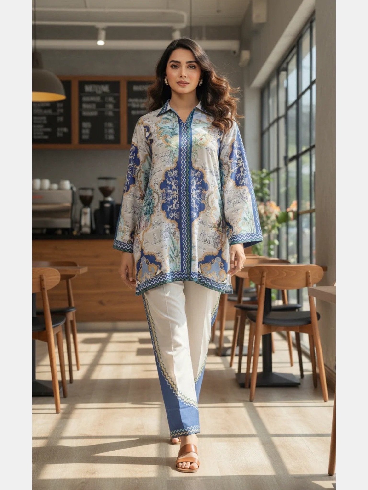 Azure Bloom Co - ord Set Legacy Boutiques Legacy Boutiques