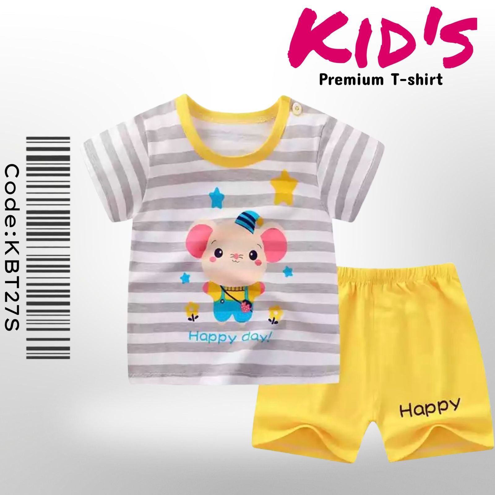 Baby Cute Cartoon Kids Comfortable T-shirt Set Legacy Boutiques Legacy Boutiques