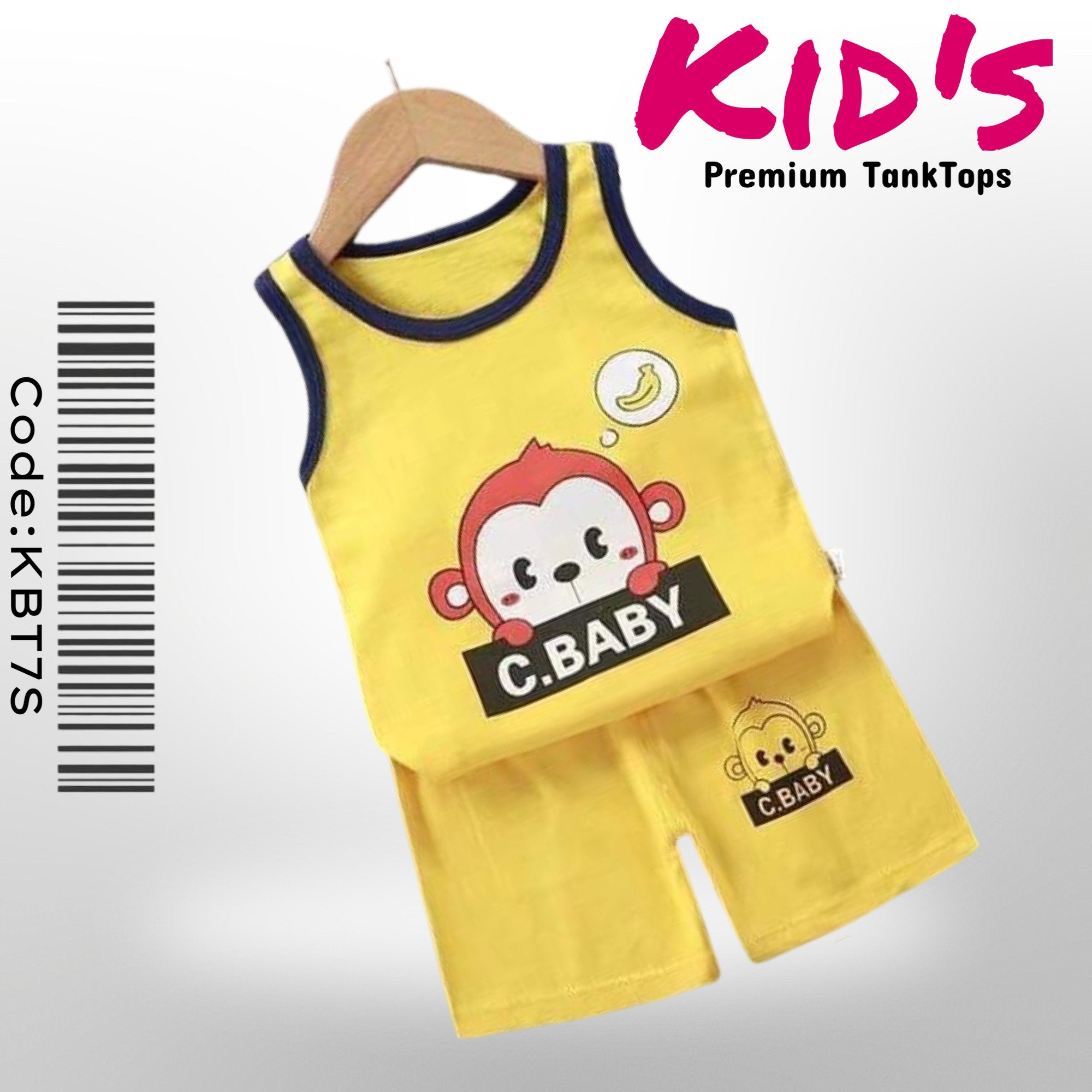 Baby Monkey Print Kids Comfortable TankTop Set Legacy Boutiques Legacy Boutiques