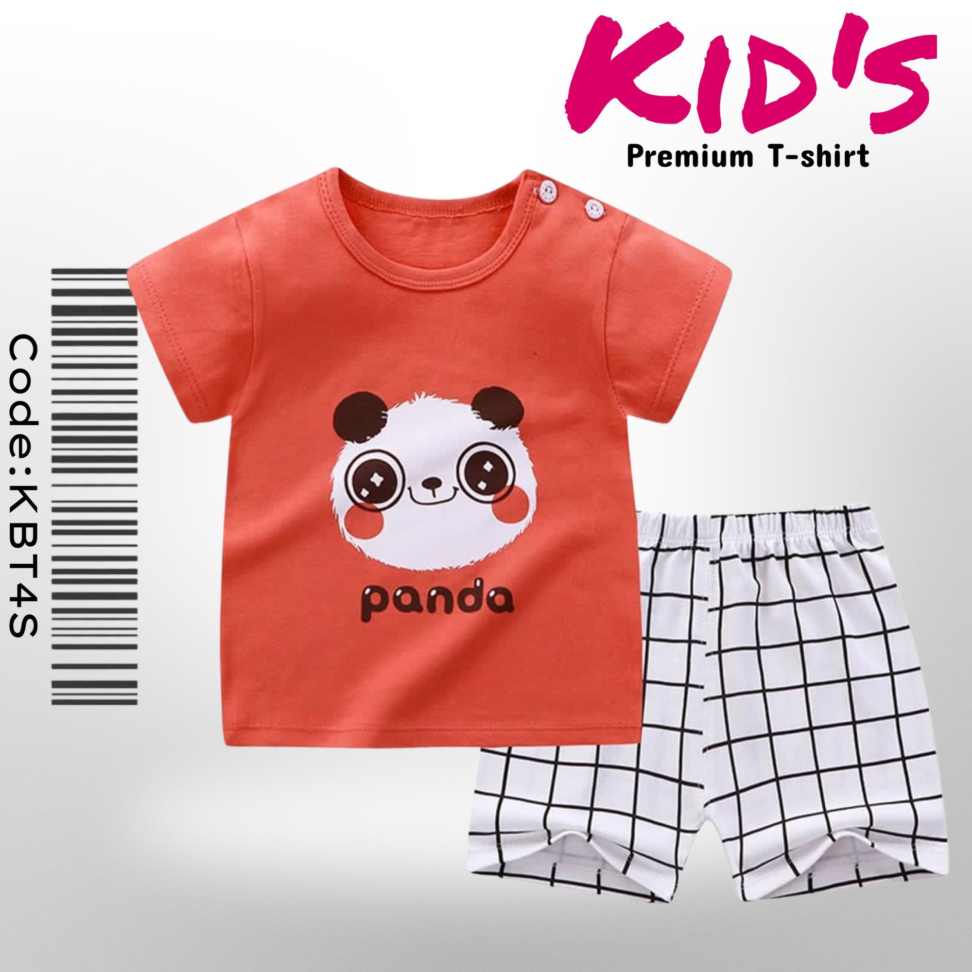 Baby Panda Boys and Girls T-shirt Set Legacy Boutiques Legacy Boutiques