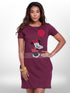 Balloon Printed Long T-shirt For Women&