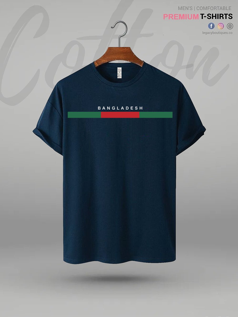 Bangladesh Flag Printed Men&