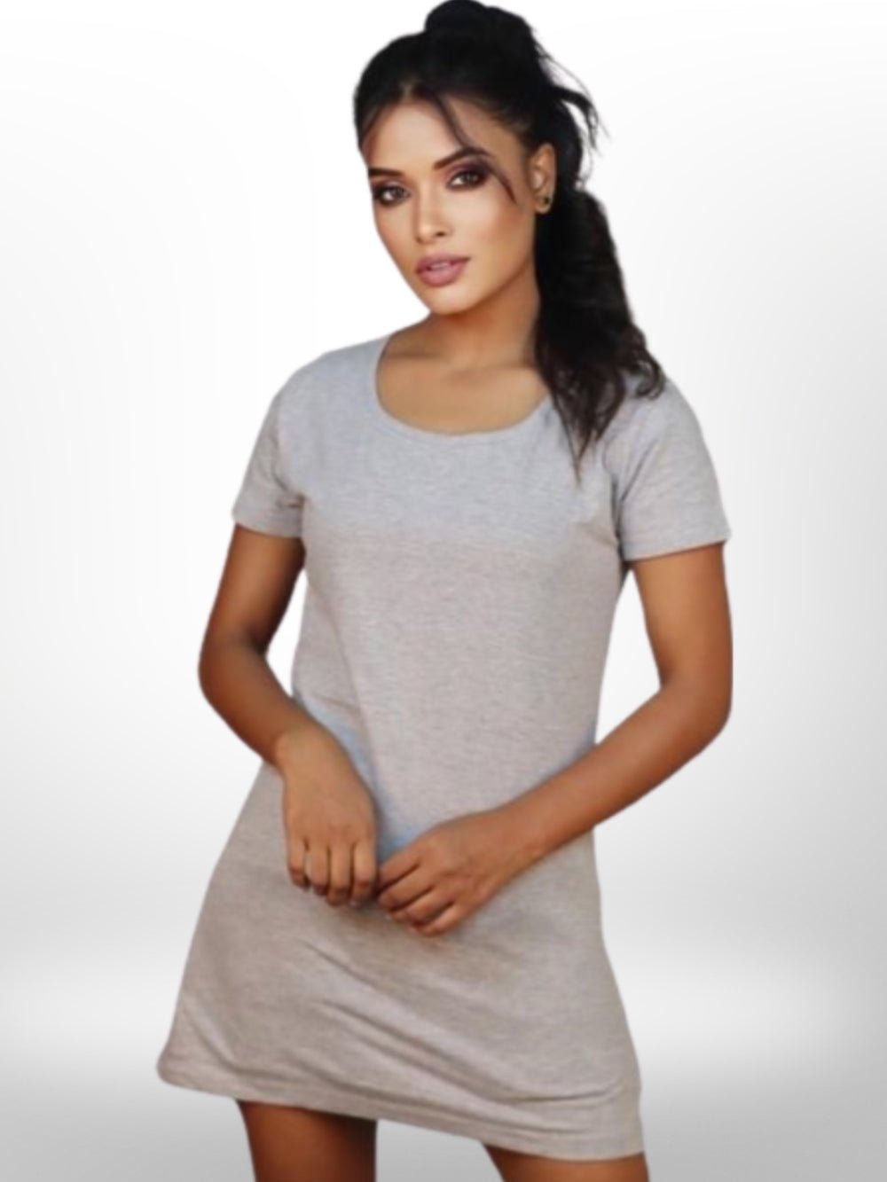 Beautiful Colorful Solid Long T-Shirt For Women&
