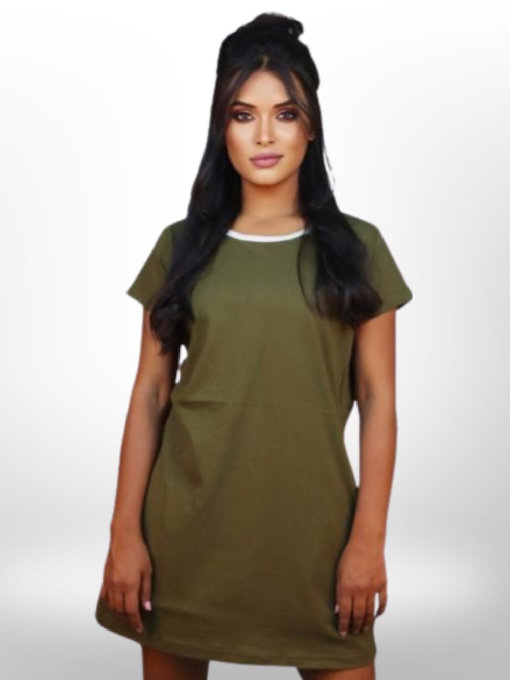 Beautiful Colorful Solid Long T-Shirt For Women&