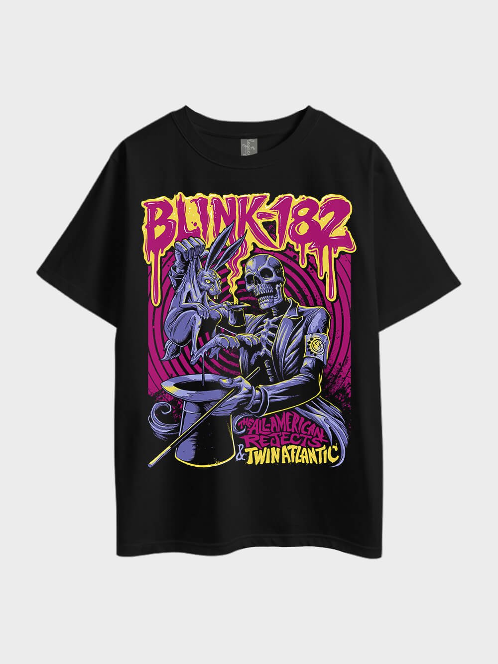 Blink 182 Printed Metal Oversized Mens Tee In Lowest Price At Legacy Boutiques BD Legacy Boutiques Legacy Boutiques