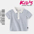 Blue and White Strip Print Baby & Kids Super Comfortable Polo shirt Legacy Boutiques Legacy Boutiques