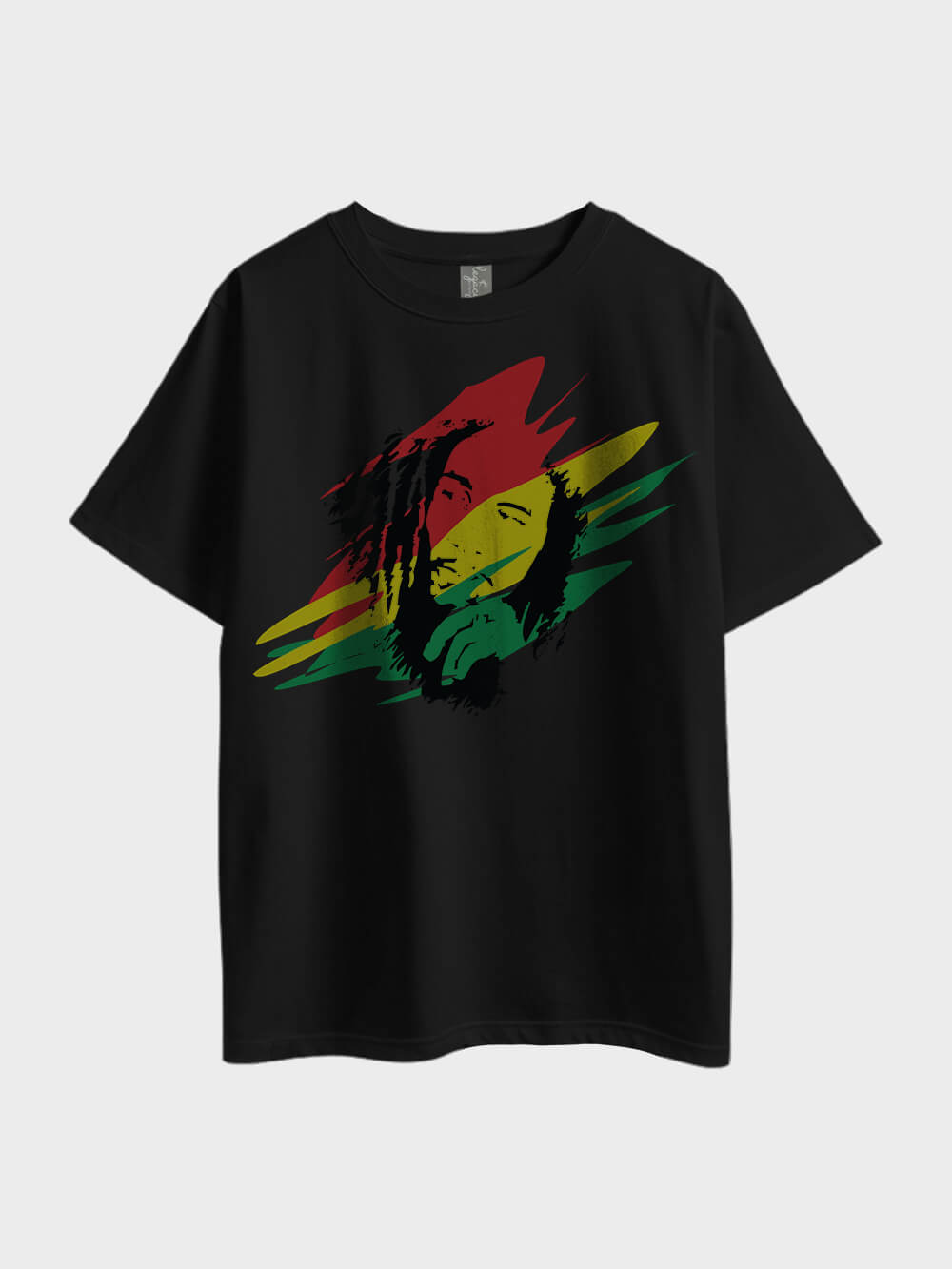 Bob Marley Graphic Print Metal Oversized Mens Tee In Lowest Price Only At Dhaka Legacy Boutiques Legacy Boutiques