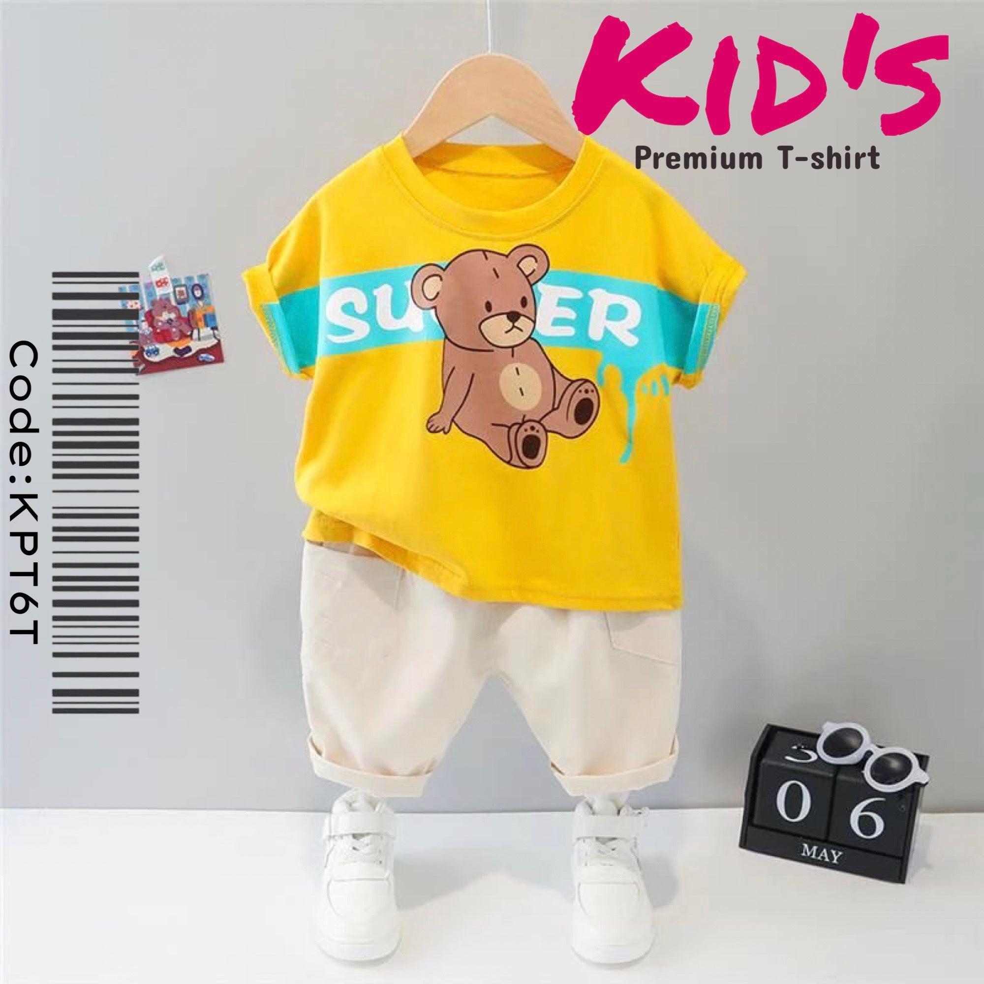 Boys and Girls Drop Shoulder T-shirt Set Summer Friendly | Legacy Boutiques Dhaka Legacy Boutiques Legacy Boutiques