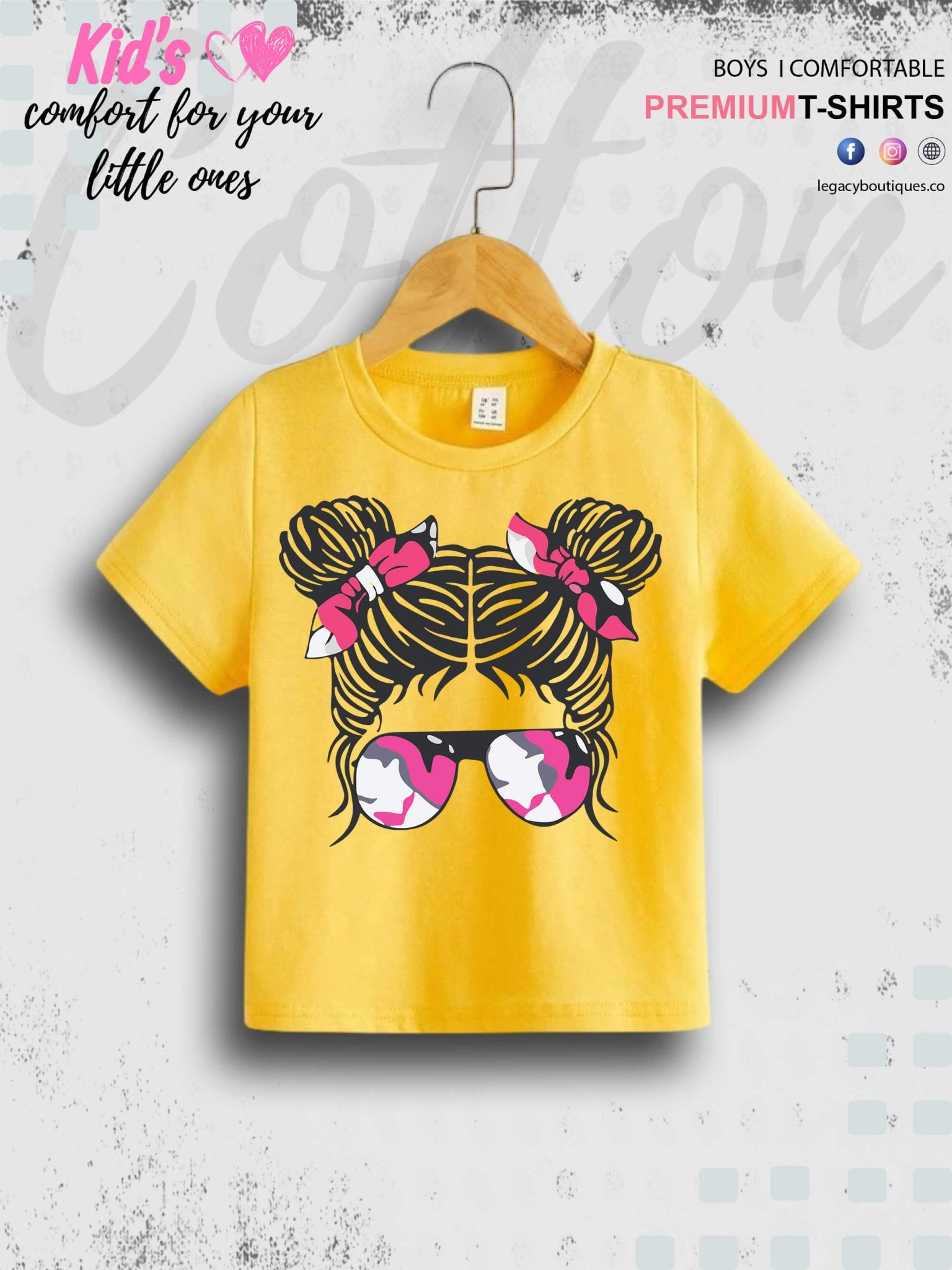 Casual Kids Short Sleeve Girls T-Shirt In Cheapest Price Only In BD Legacy Boutiques Legacy Boutiques