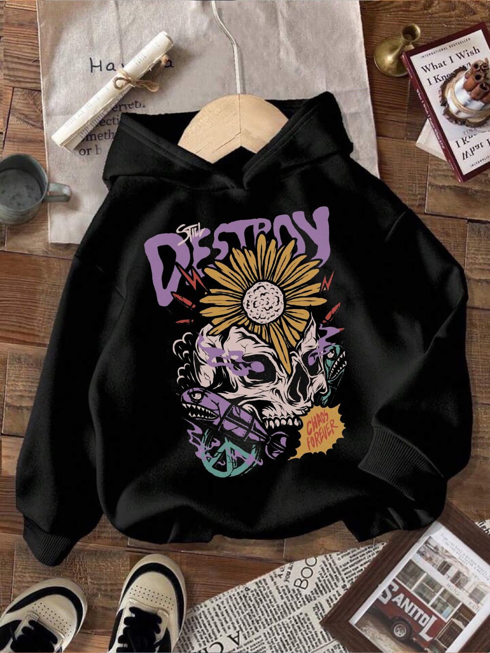 Chaos Forever Skull Printed Casual Baby Boys And Girls in Bangladesh Legacy Boutiques Legacy Boutiques