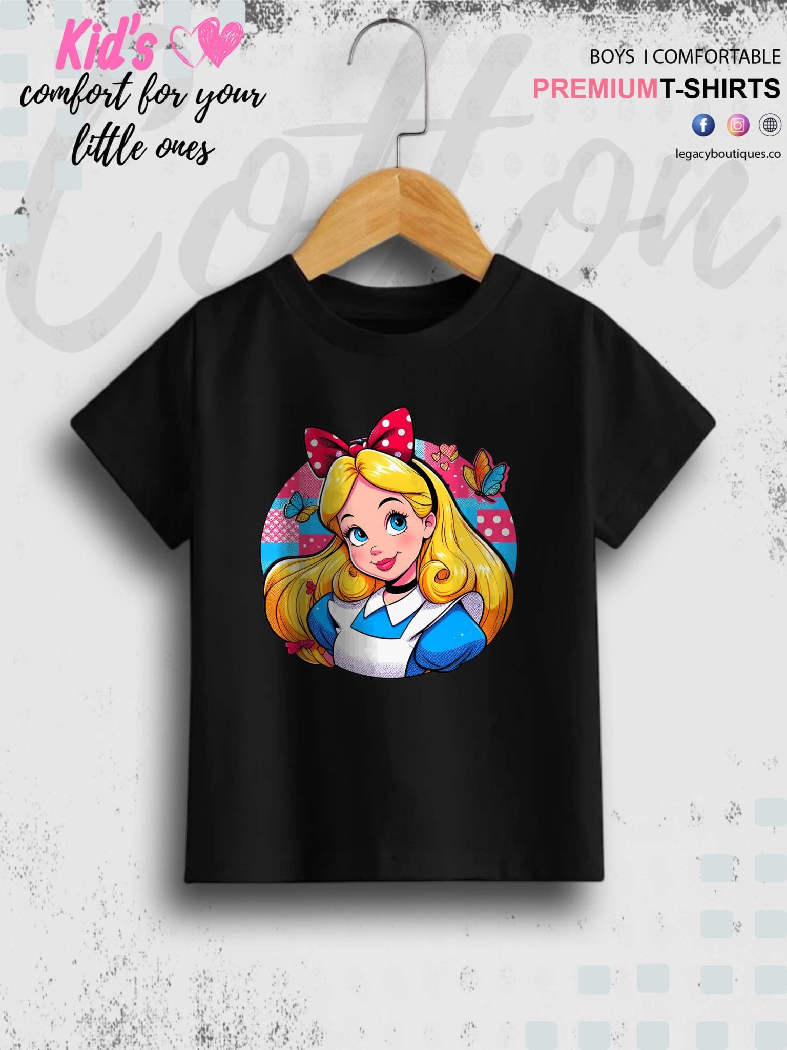 Chef Cinderella Printed Premium Quality T-Shirt For Baby Girls In Lowest Price Only In BD Legacy Boutiques Legacy Boutiques