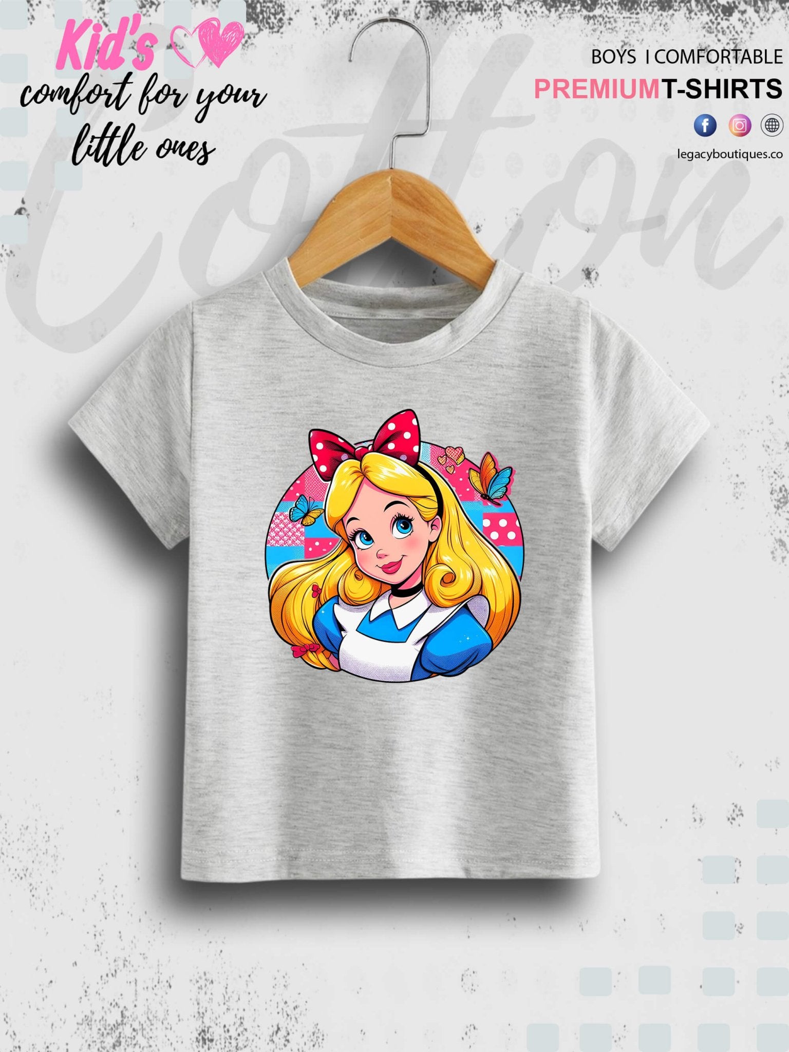Chef Cinderella Printed Premium Quality T-Shirt For Baby Girls In Lowest Price Only In BD Legacy Boutiques Legacy Boutiques