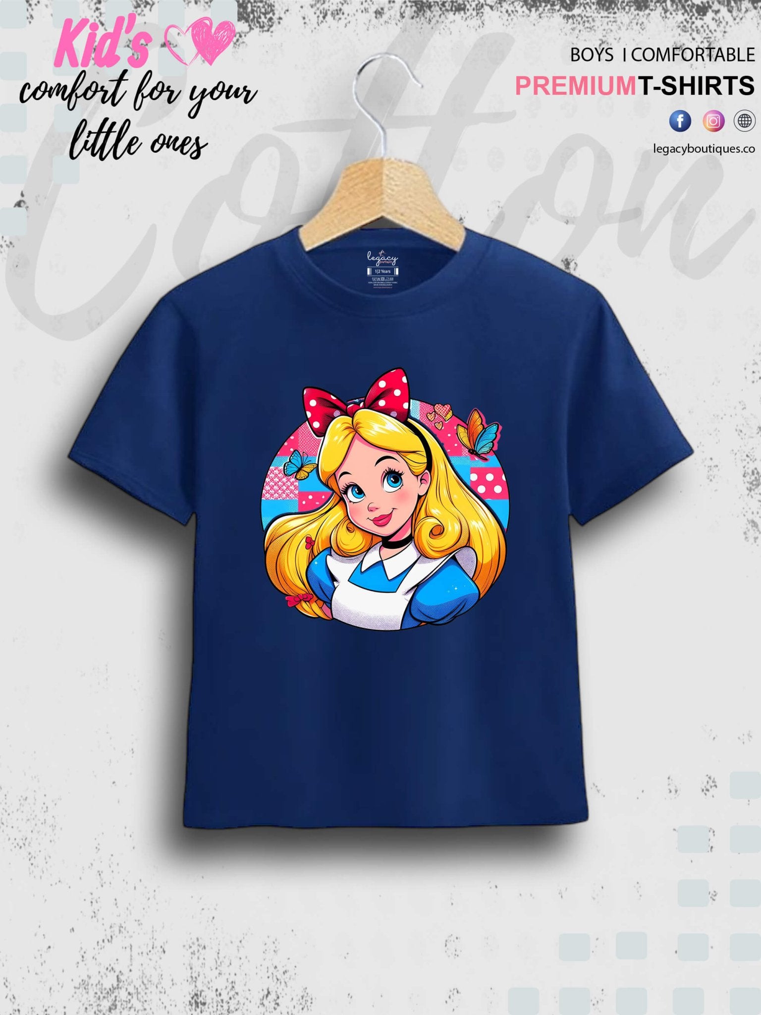 Chef Cinderella Printed Premium Quality T-Shirt For Baby Girls In Lowest Price Only In BD Legacy Boutiques Legacy Boutiques