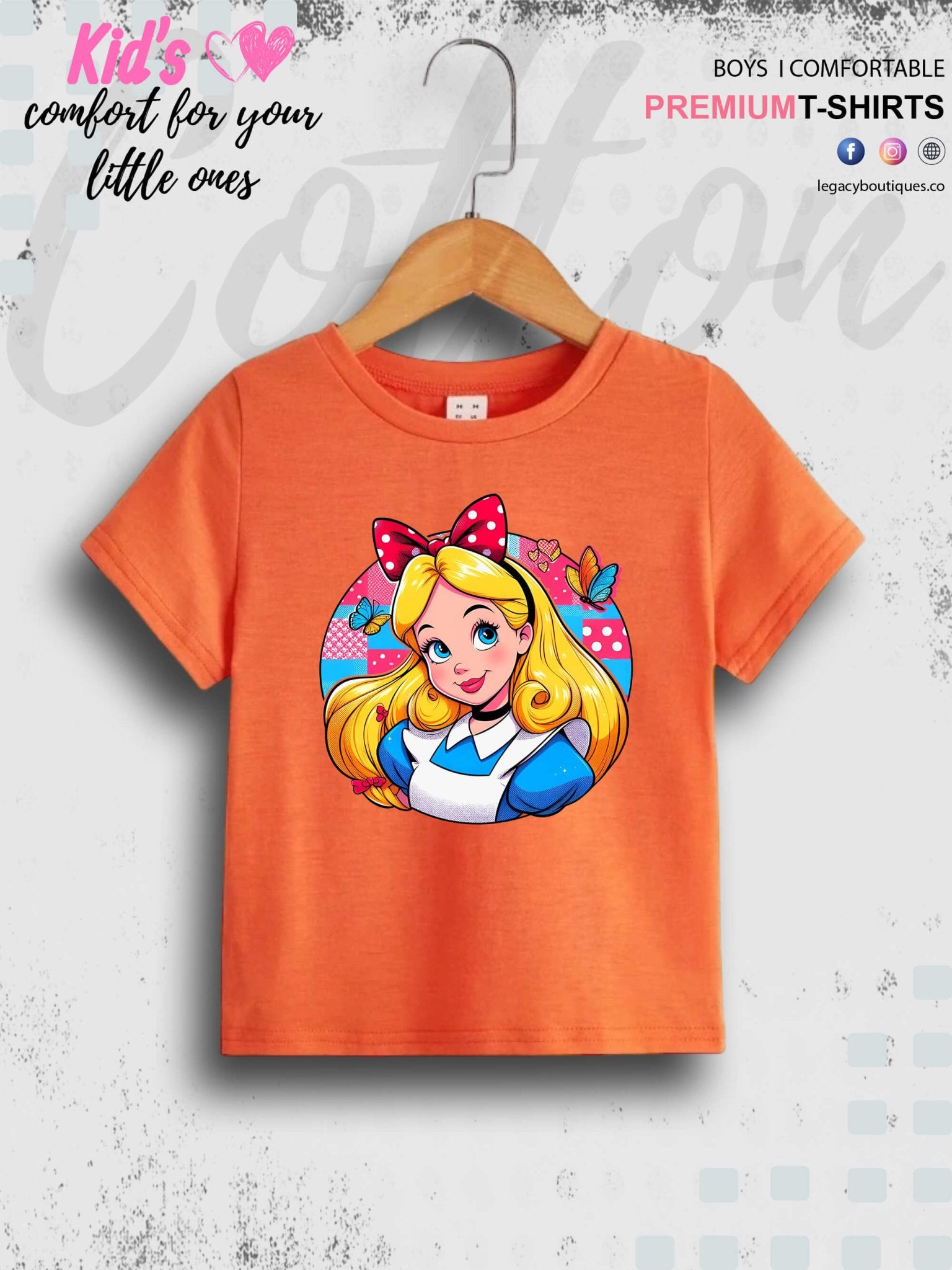 Chef Cinderella Printed Premium Quality T-Shirt For Baby Girls In Lowest Price Only In BD Legacy Boutiques Legacy Boutiques