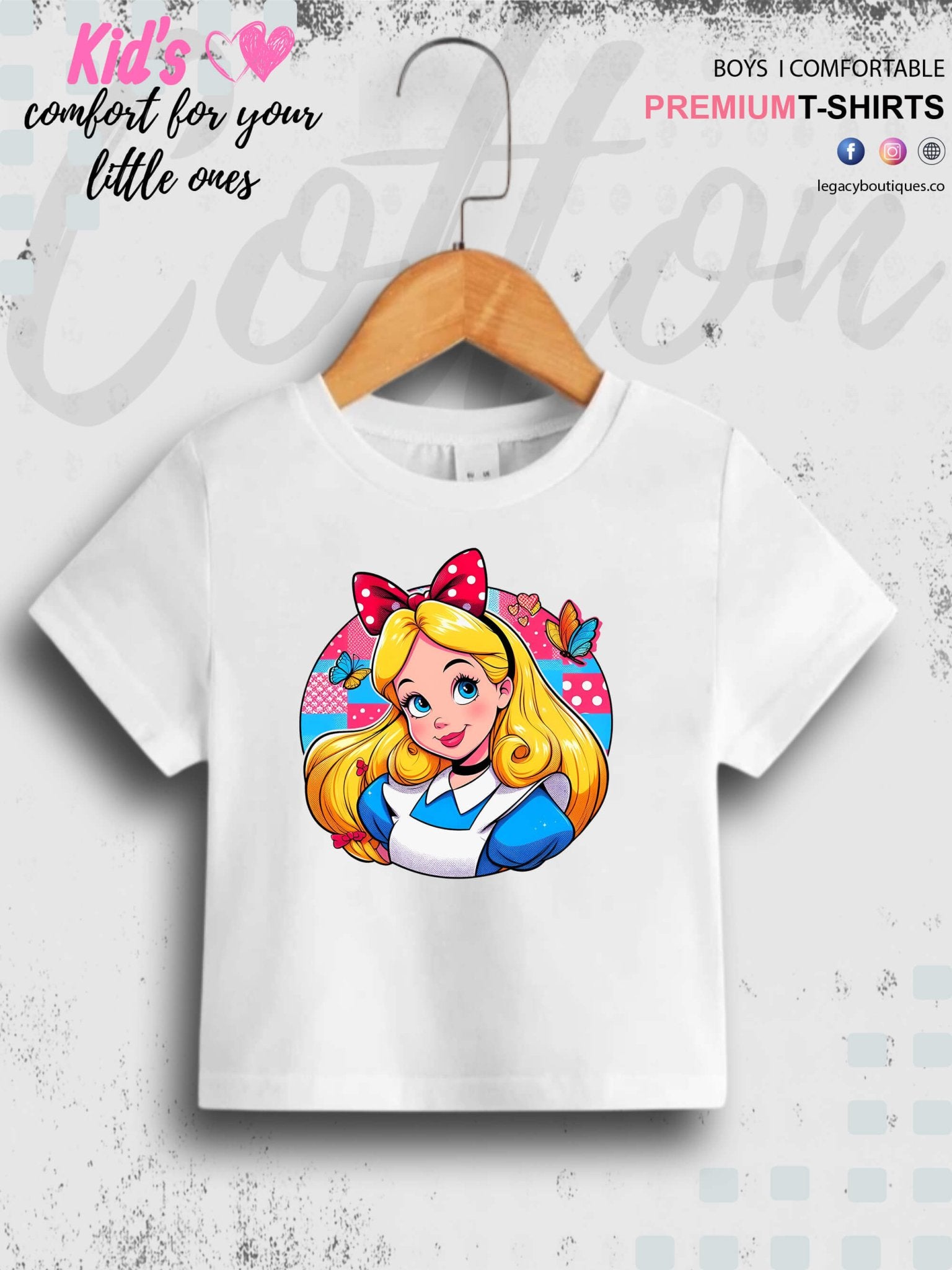 Chef Cinderella Printed Premium Quality T-Shirt For Baby Girls In Lowest Price Only In BD Legacy Boutiques Legacy Boutiques
