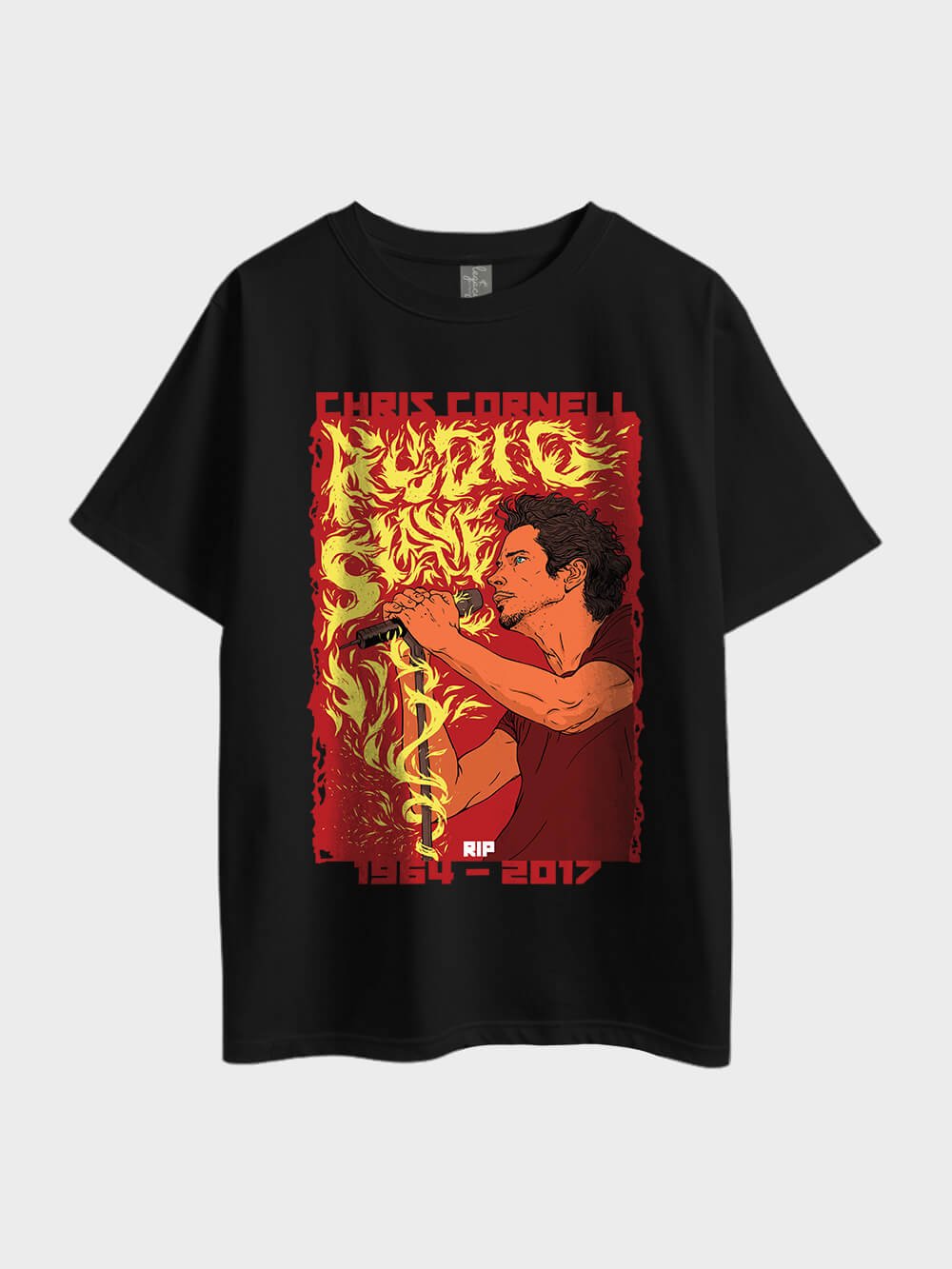 Chris Cornell American Musician 1964 - 2017 Metal Oversized Men&