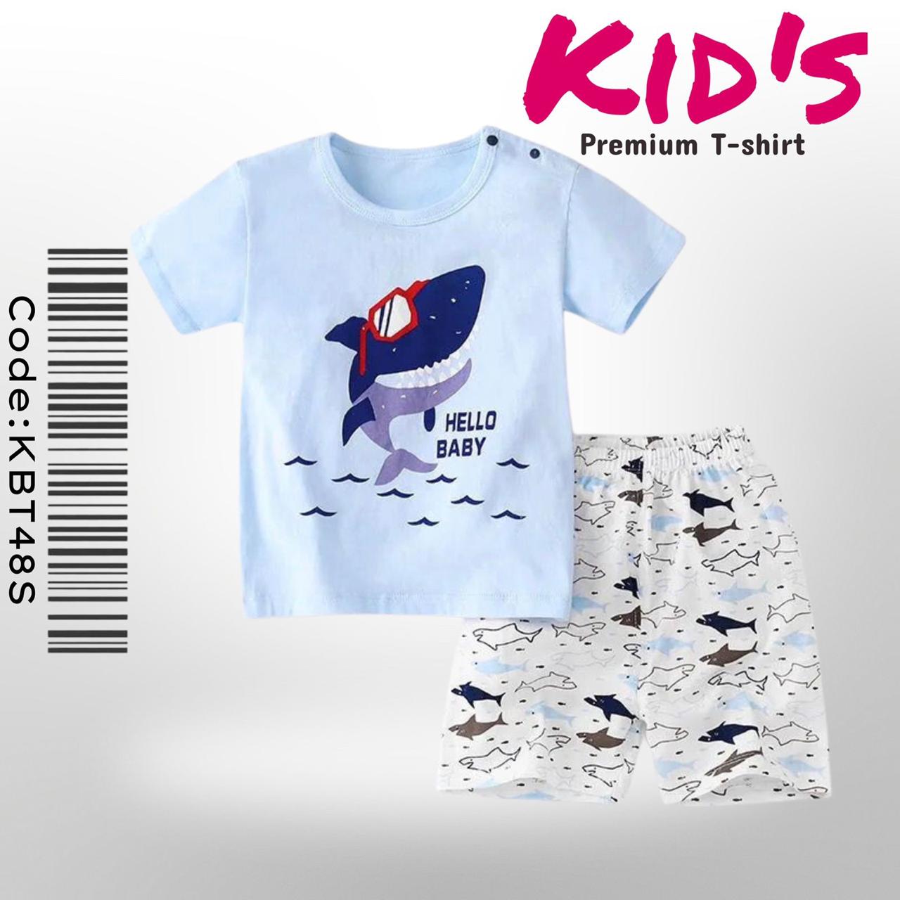 Cool Baby Shark T-shirt Set For Kids Legacy Boutiques Legacy Boutiques