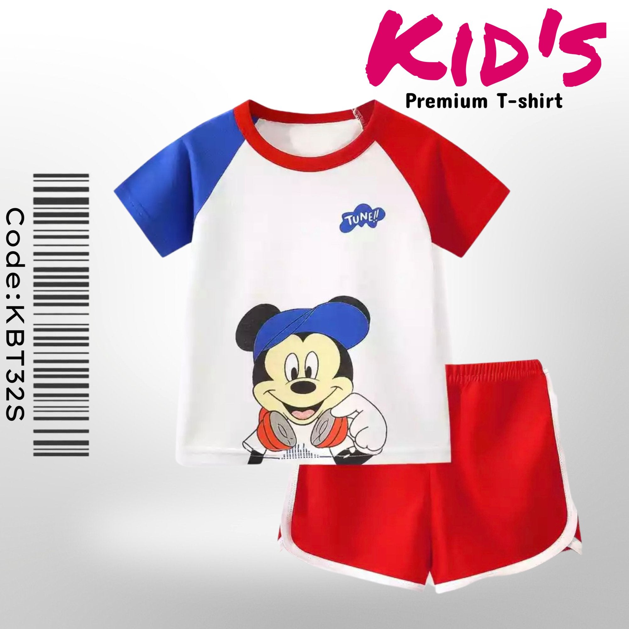 Cool Micky Baby & Kids Comfortable T-shirt Set Legacy Boutiques Legacy Boutiques