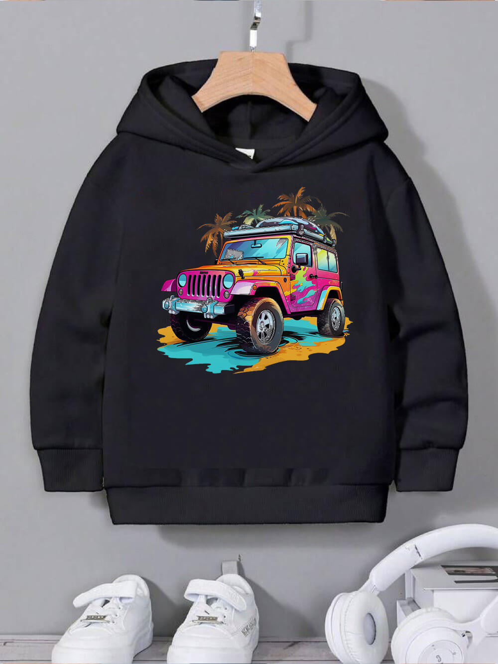 Cool Off Road Jeep Car Printed Casual Kids Hoodie For Boys And Girls Legacy Boutiques Bangladesh Legacy Boutiques Legacy Boutiques