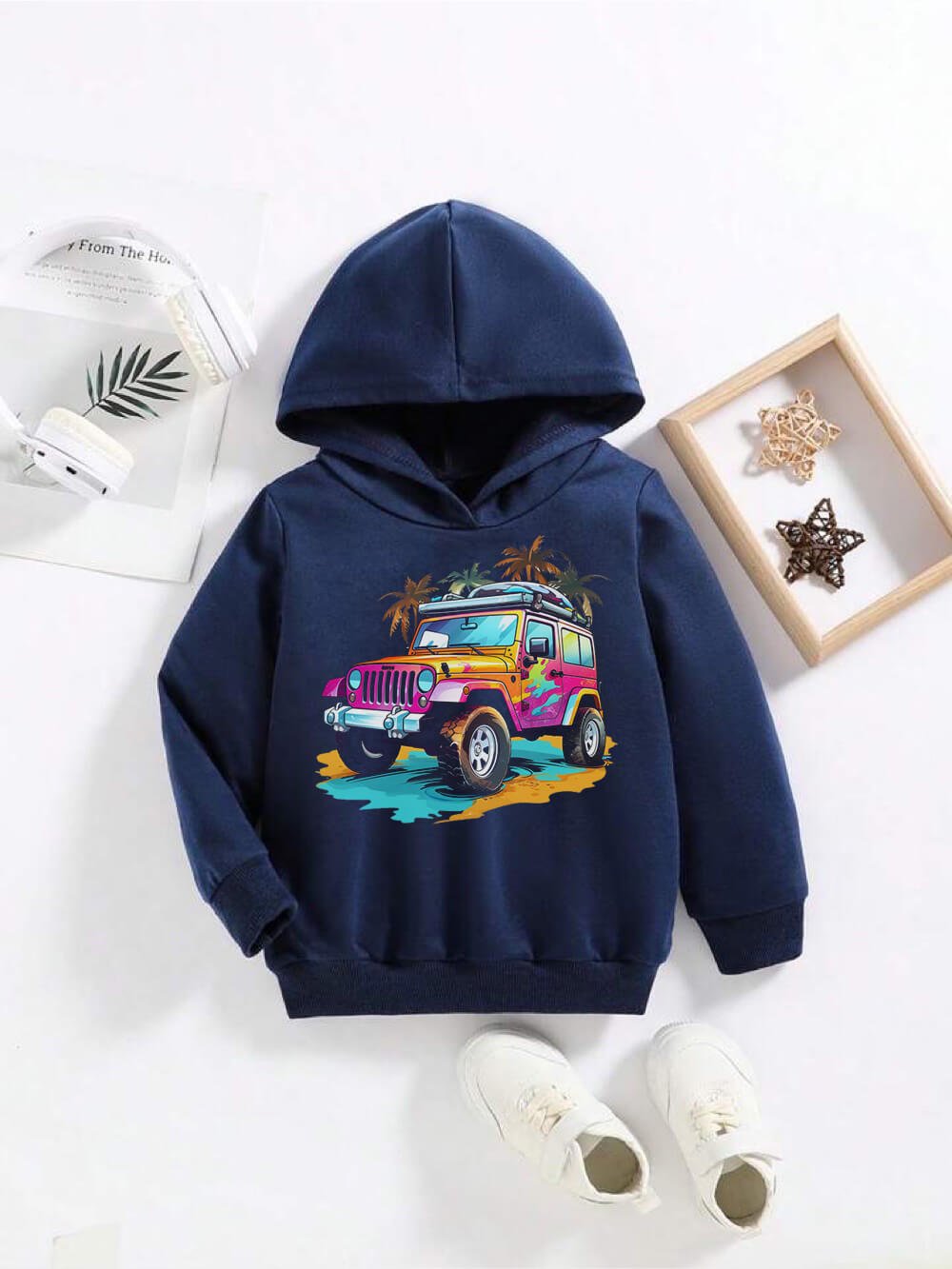 Cool Off Road Jeep Car Printed Casual Kids Hoodie For Boys And Girls Legacy Boutiques Bangladesh Legacy Boutiques Legacy Boutiques