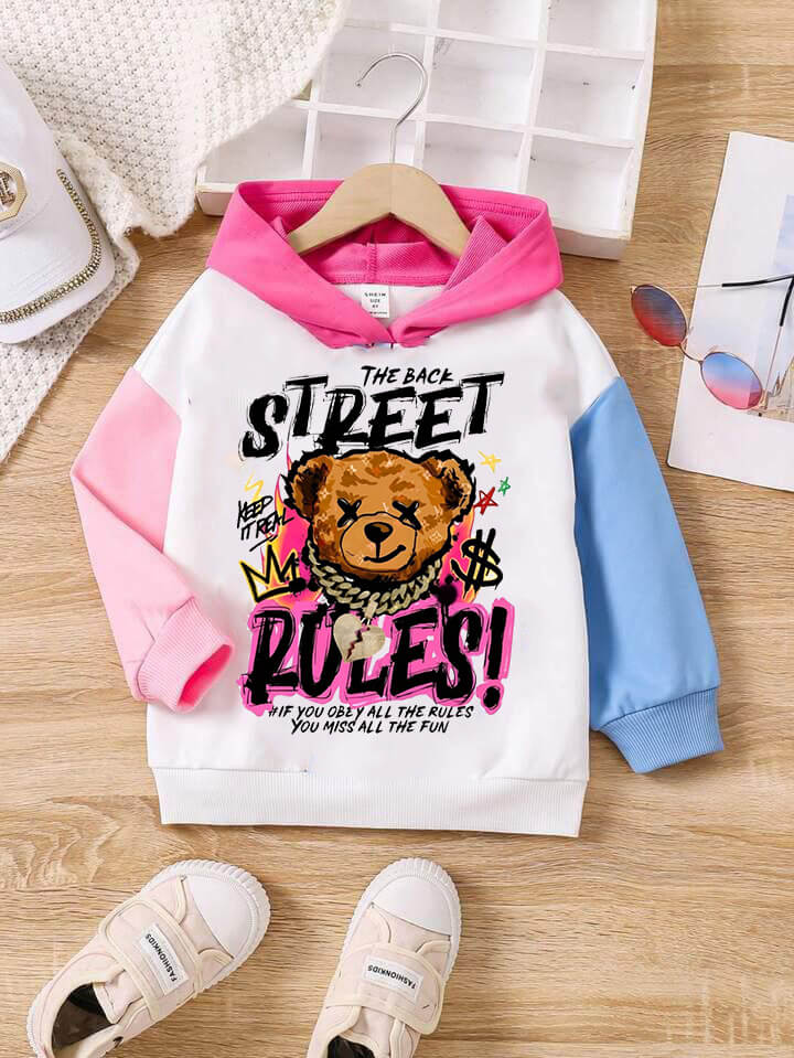 Cute Teddy Bear Casual Hoodie For Kids – Legacy Boutiques