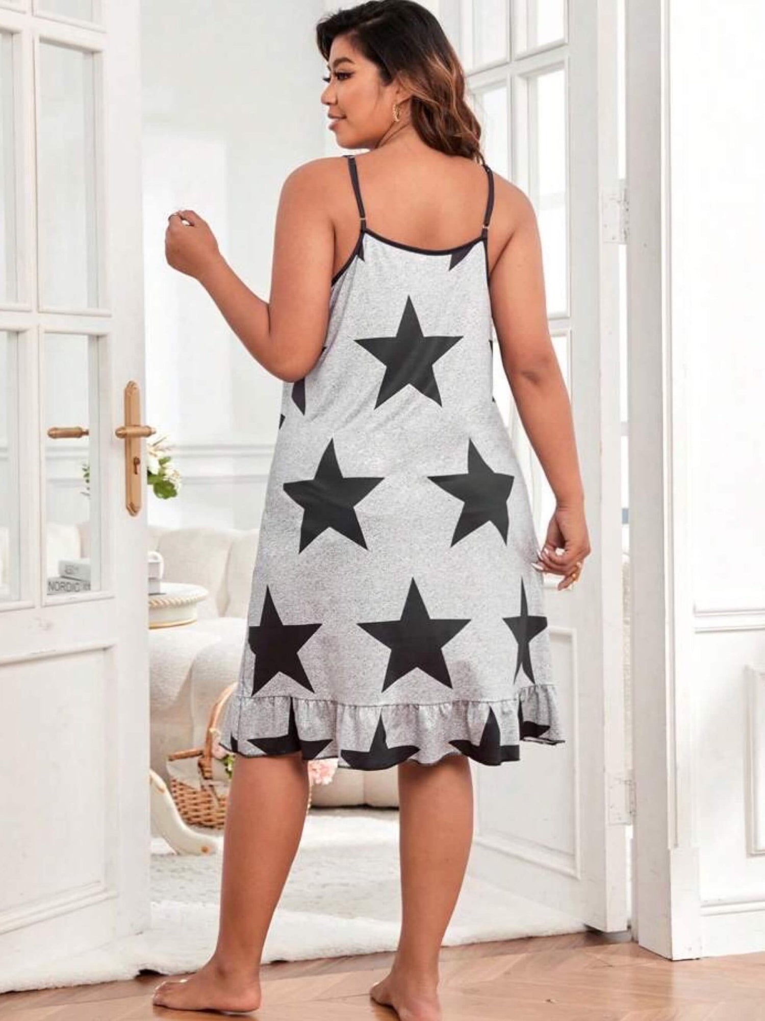 Cotton night dress Star Printed Legacy Boutiques Legacy Boutiques