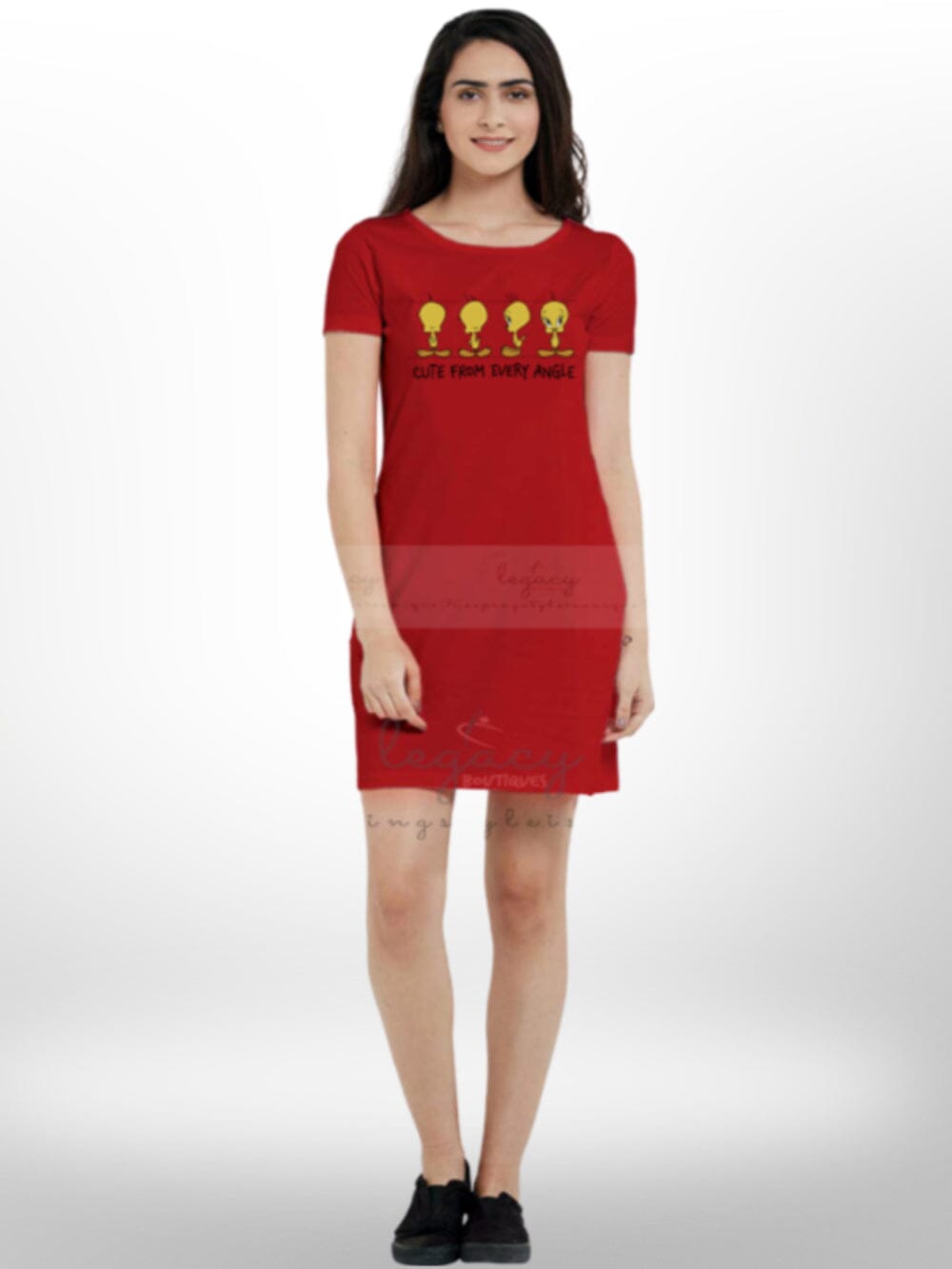 Cute From Every Angel Summer Comfortable Long T-shirt For Women&