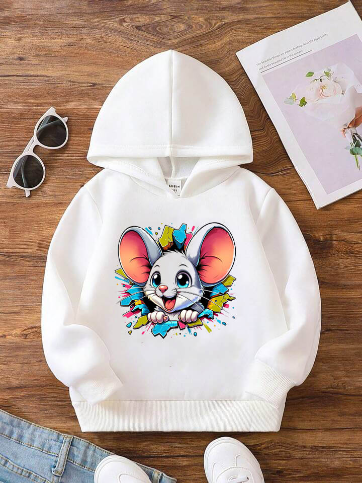 Cute Little Rat Head Printed Baby Boys Girls Cotton Hoodie In Dhaka Legacy Boutiques Legacy Boutiques
