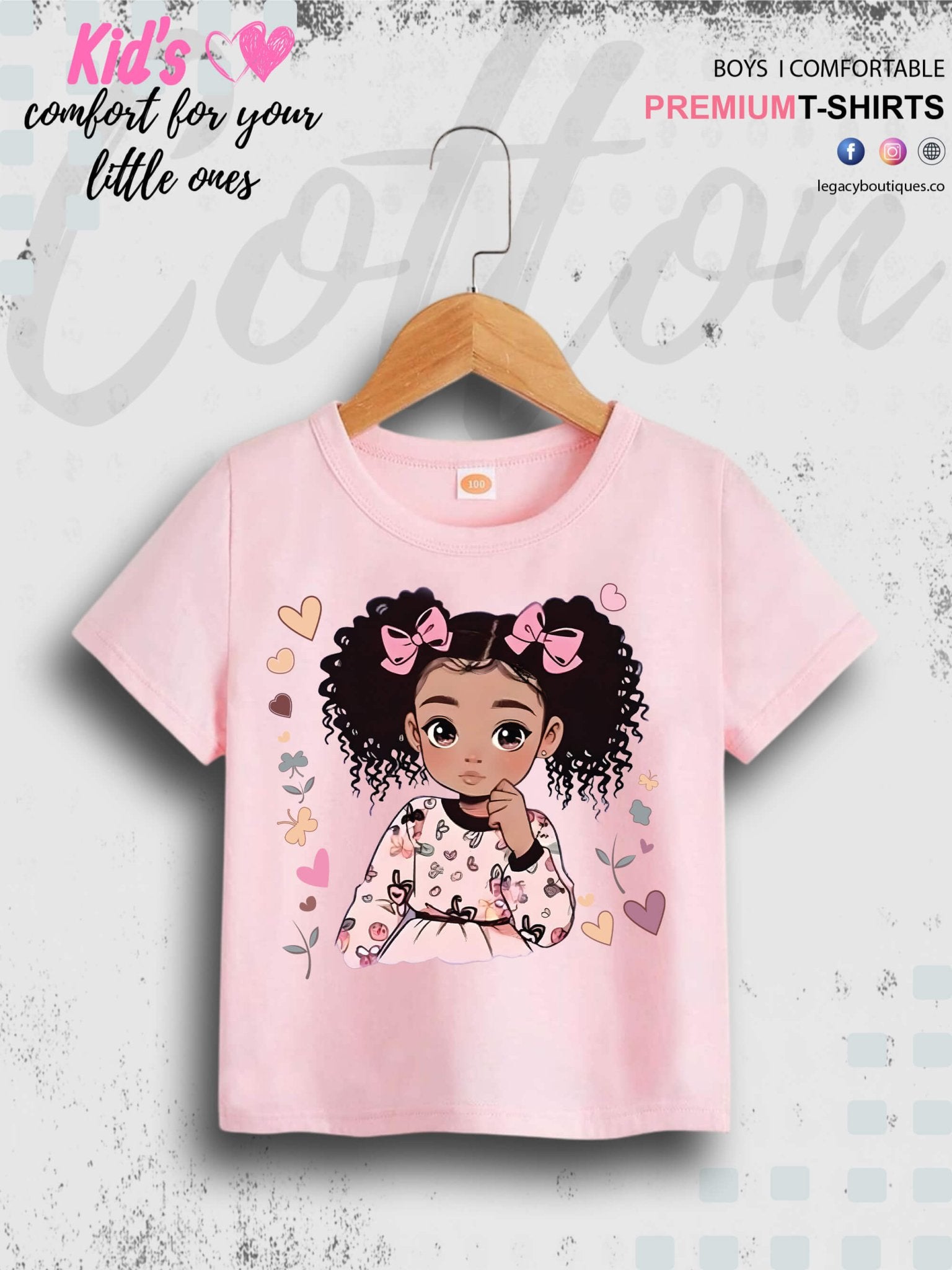 Cute Melanin Queen Short Sleeve Girly Tee Legacy Boutiques Legacy Boutiques