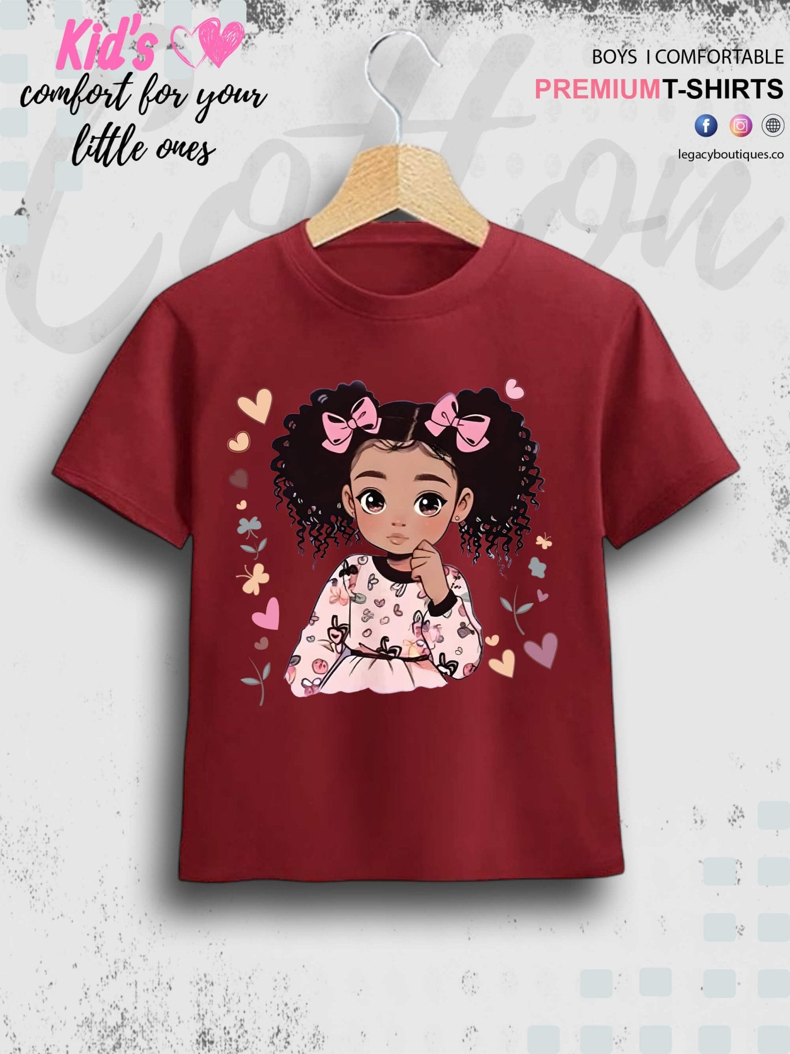 Cute Melanin Queen Short Sleeve Girly Tee Legacy Boutiques Legacy Boutiques