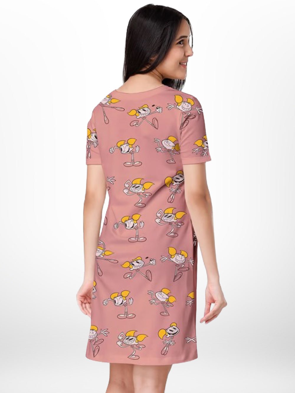 Dee Dee Dexter’s Laboratory Cartoons" Printed Long T-Shirt For Women&