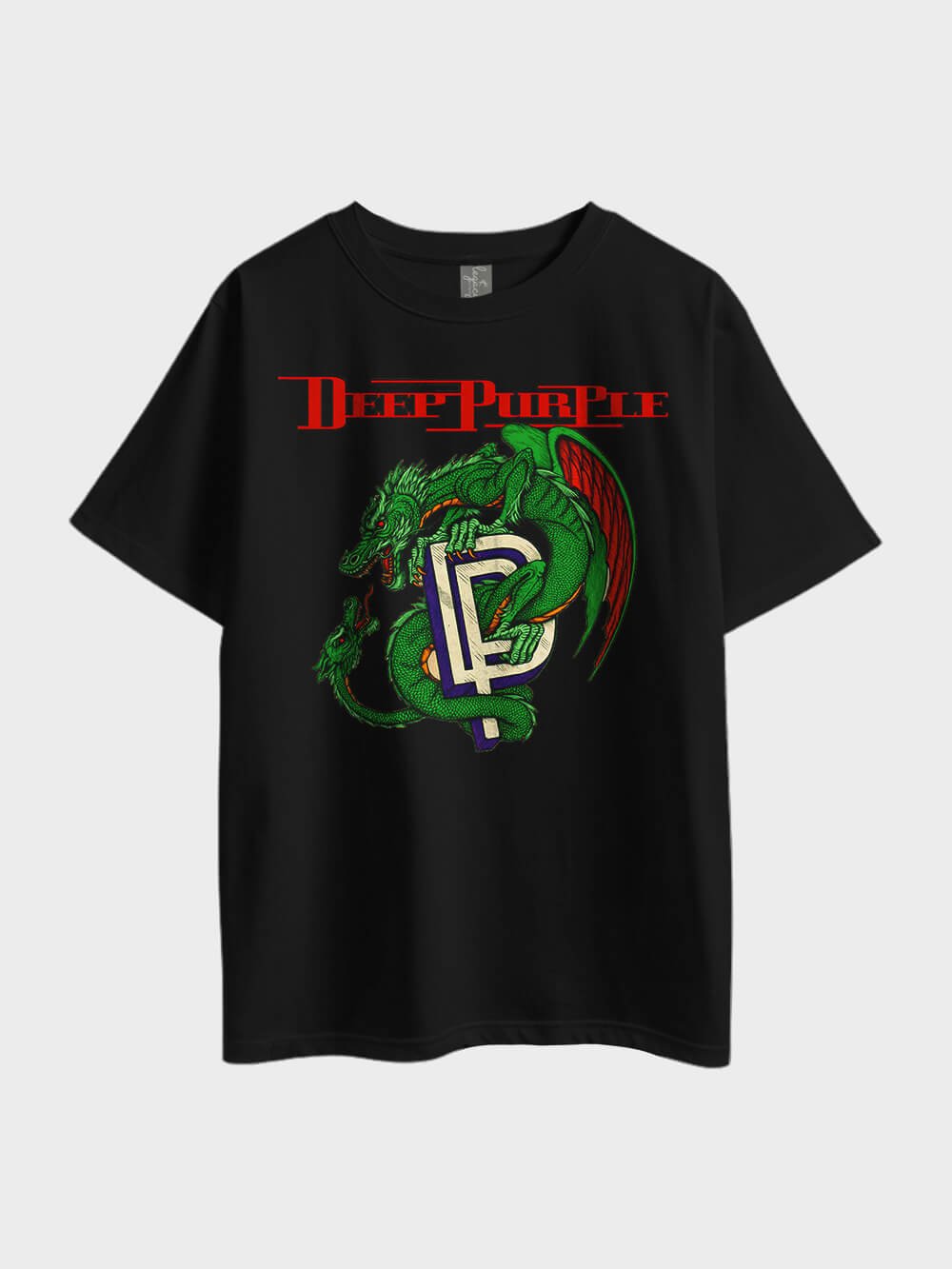 Deep Purple Rock Band Metal Oversized Men&