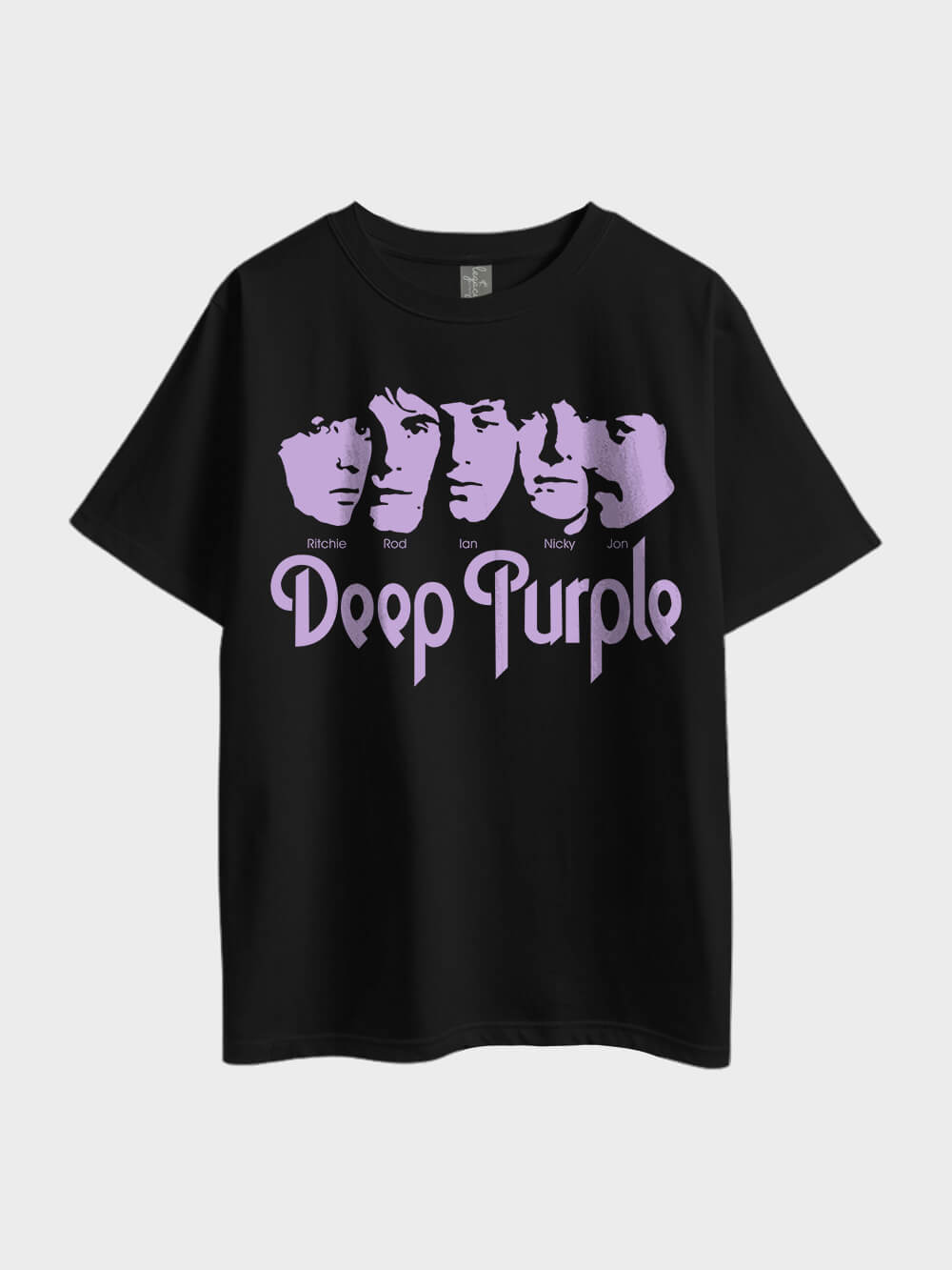 Deep Purple Team Members Metal Oversized Men&