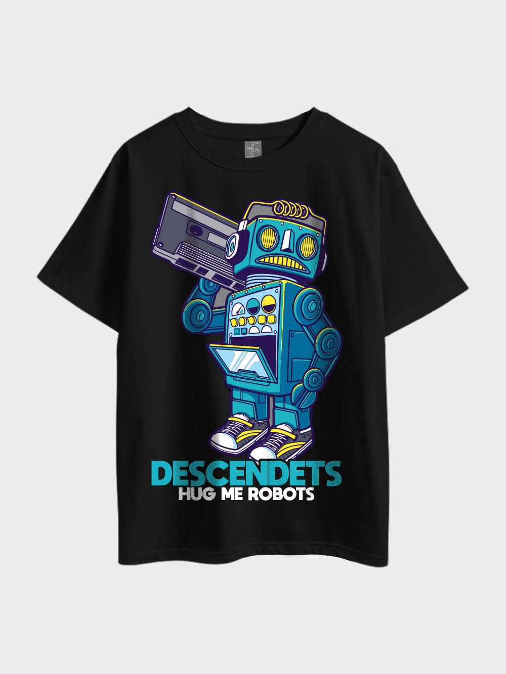 Descendants Hug Me Robots Printed Oversized Metal Men&