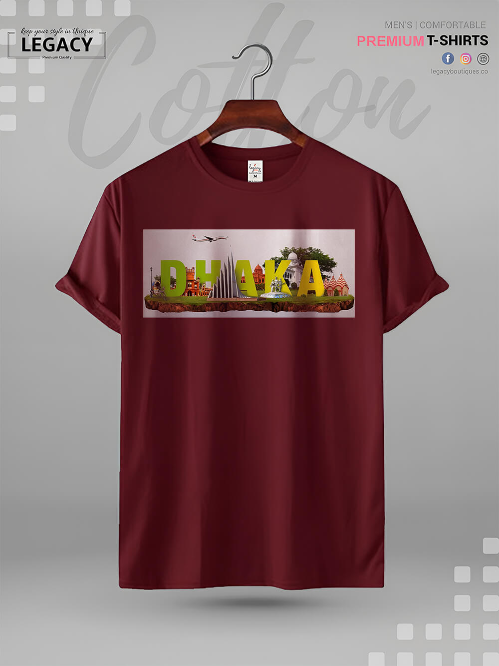 Dhaka Retro Style Vintage Men&