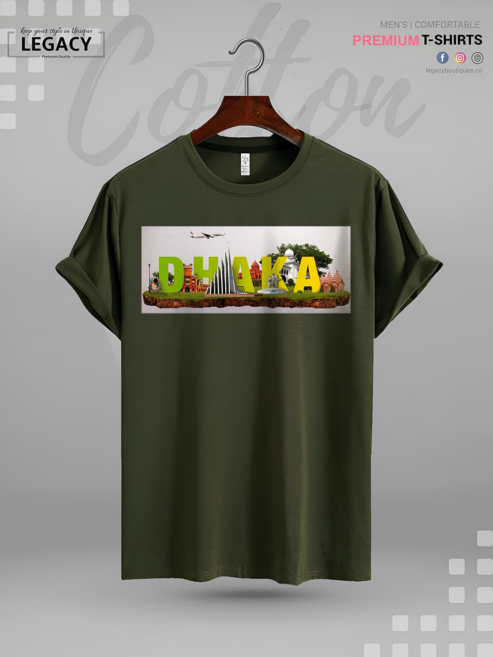 Dhaka Retro Style Vintage Men&