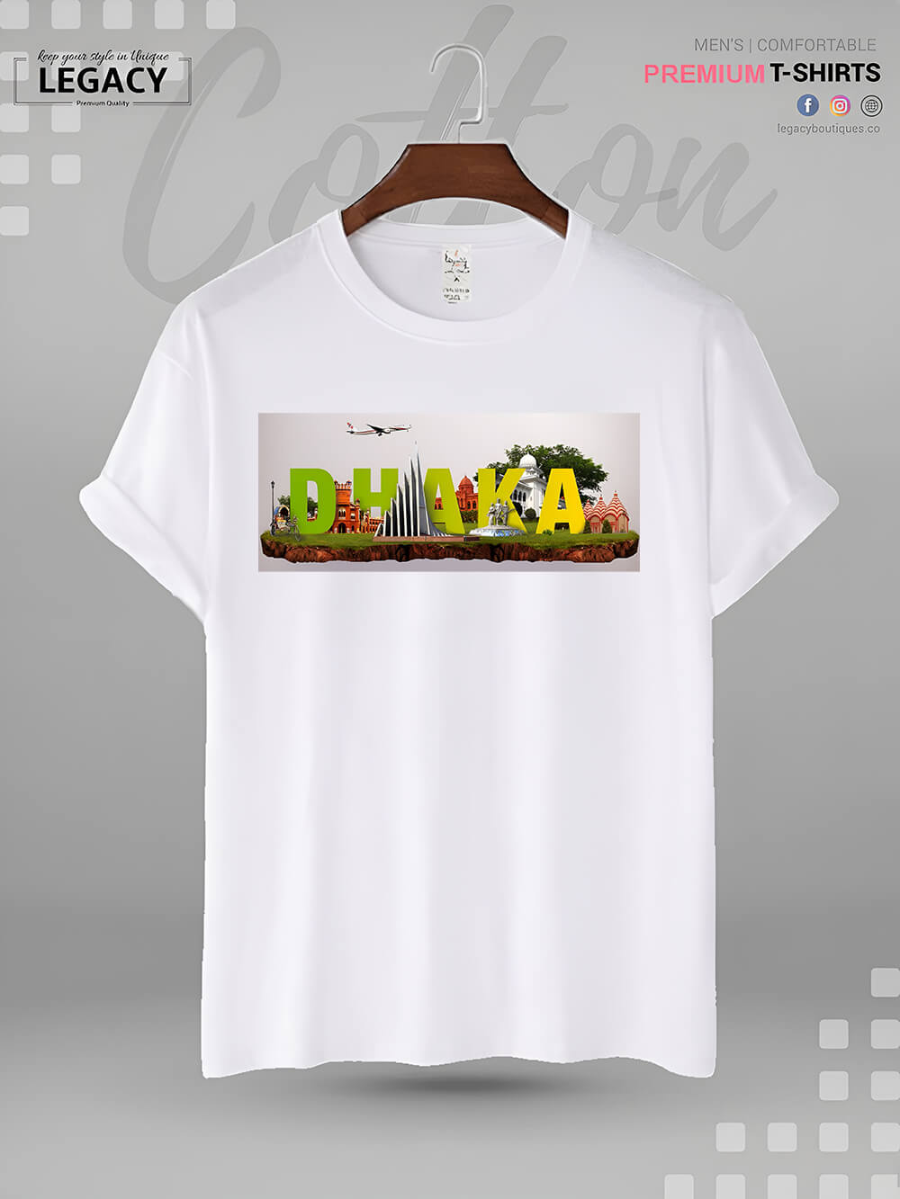 Dhaka Retro Style Vintage Men&